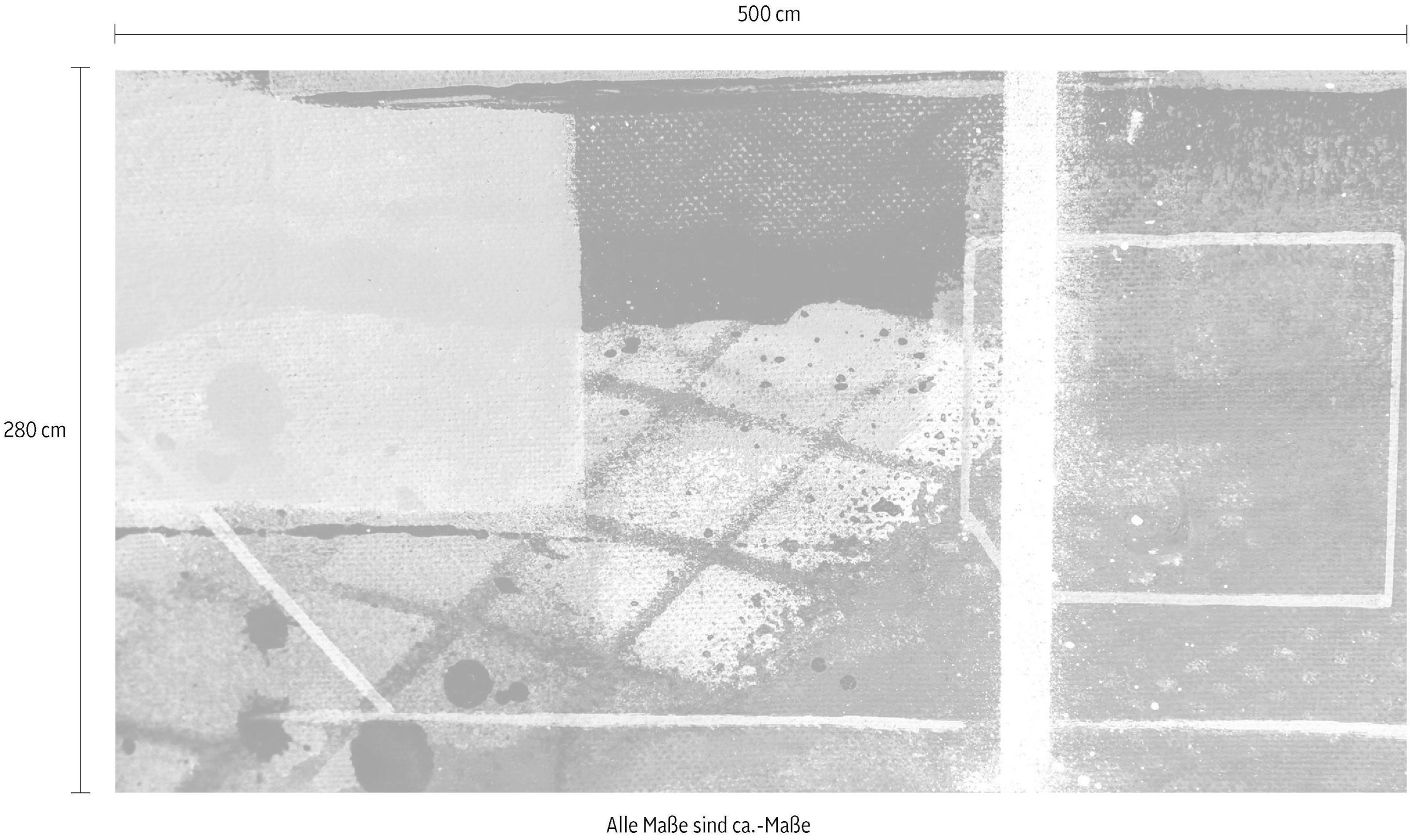 Komar Vliestapete »Cobbles Together«, 500x280 cm (Breite x Höhe), Vliestapete, 100 cm Bahnbreite