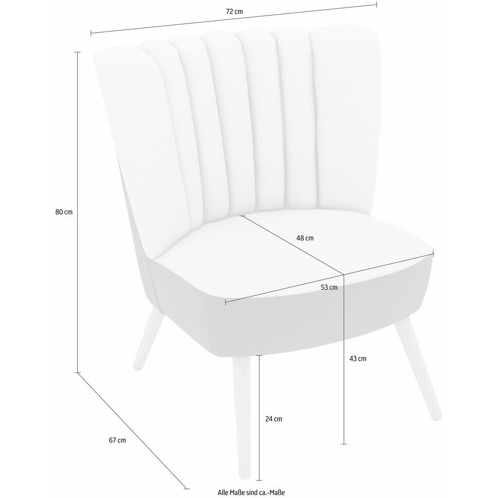 Max Winzer® Sessel »build-a-chair Aspen«