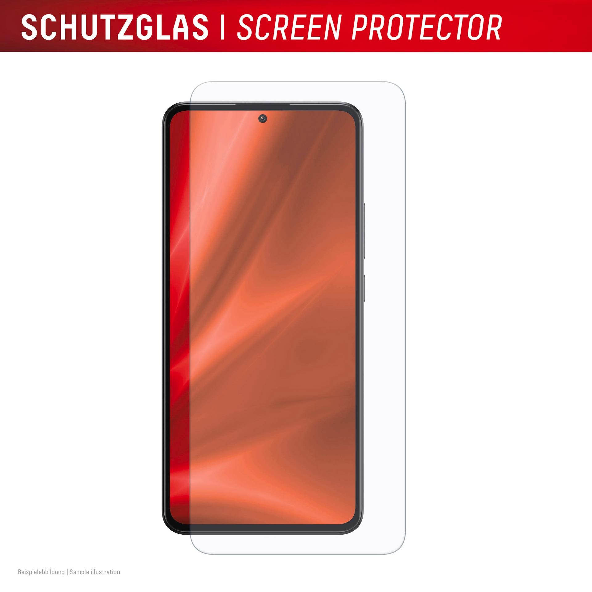 Displex Displayschutzglas »Real Glass«, Displayschutzfolie, Schutzfolie, Bildschirmschutz, kratz- & stossfest