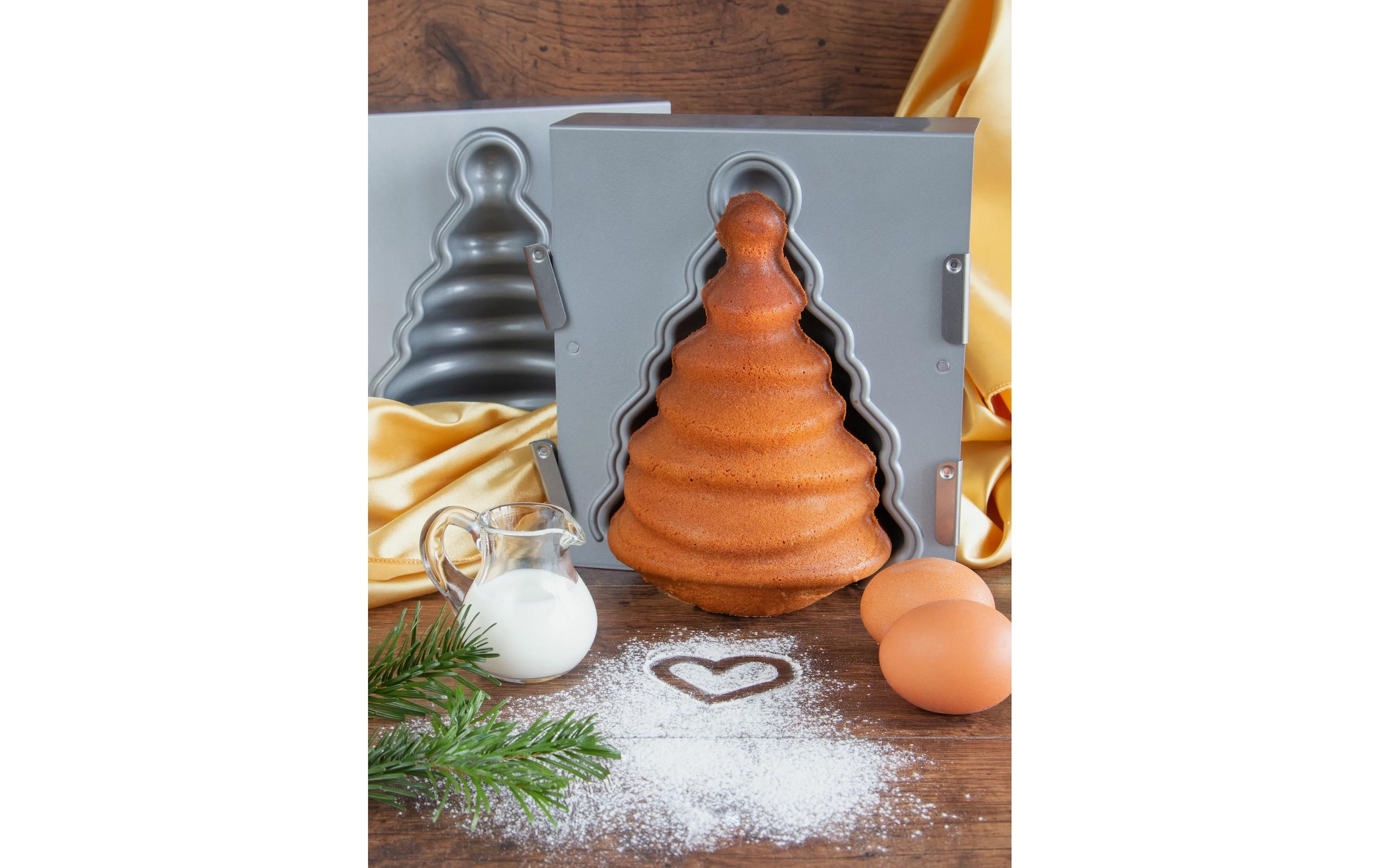 STÄDTER Moule à pâtisserie »3D Tannenbaum 19 x 21 x 13 cm«