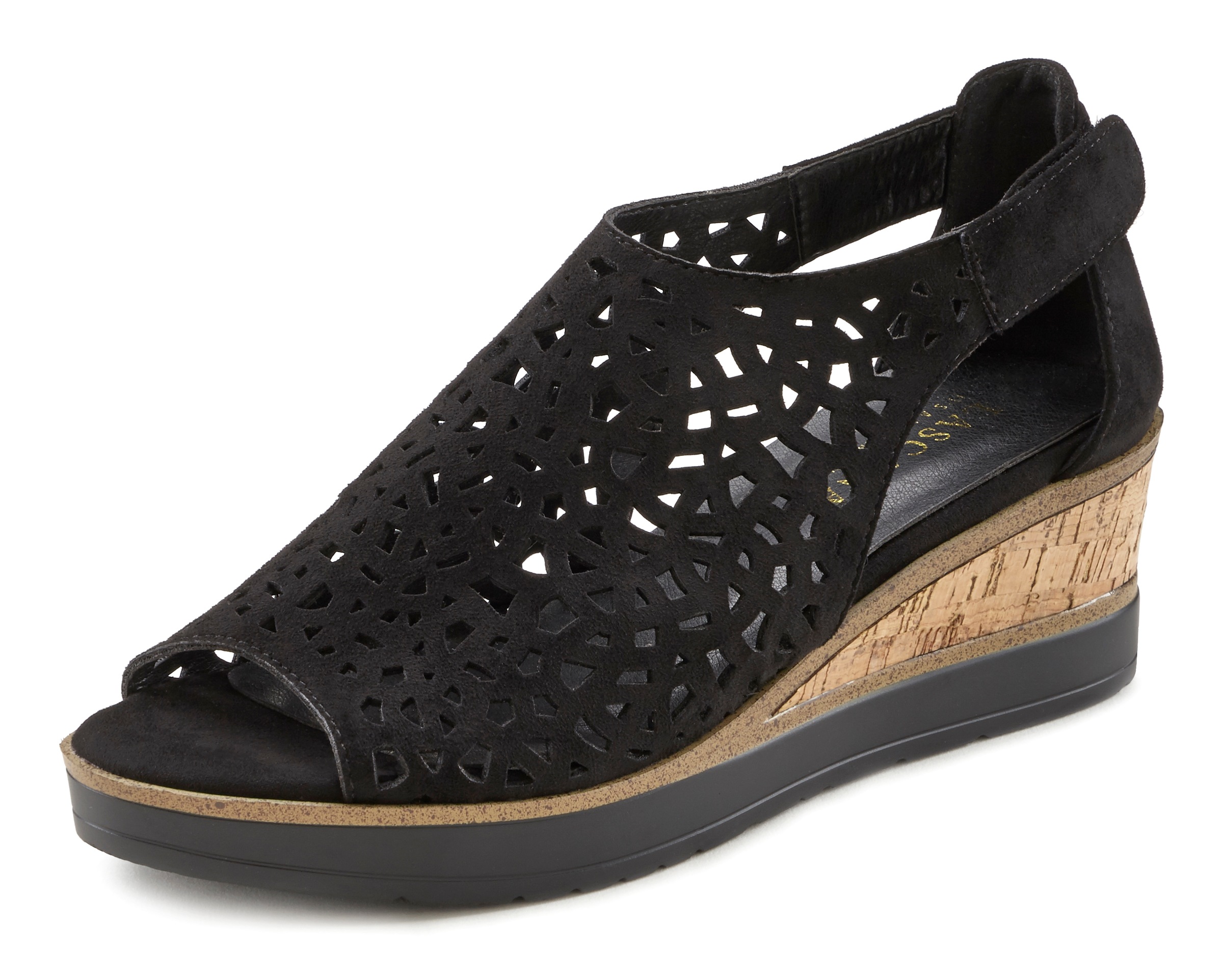 Image of LASCANA Sandalette, mit bequemem Keilabsatz und modischen Cut Outs bei Ackermann Versand Schweiz