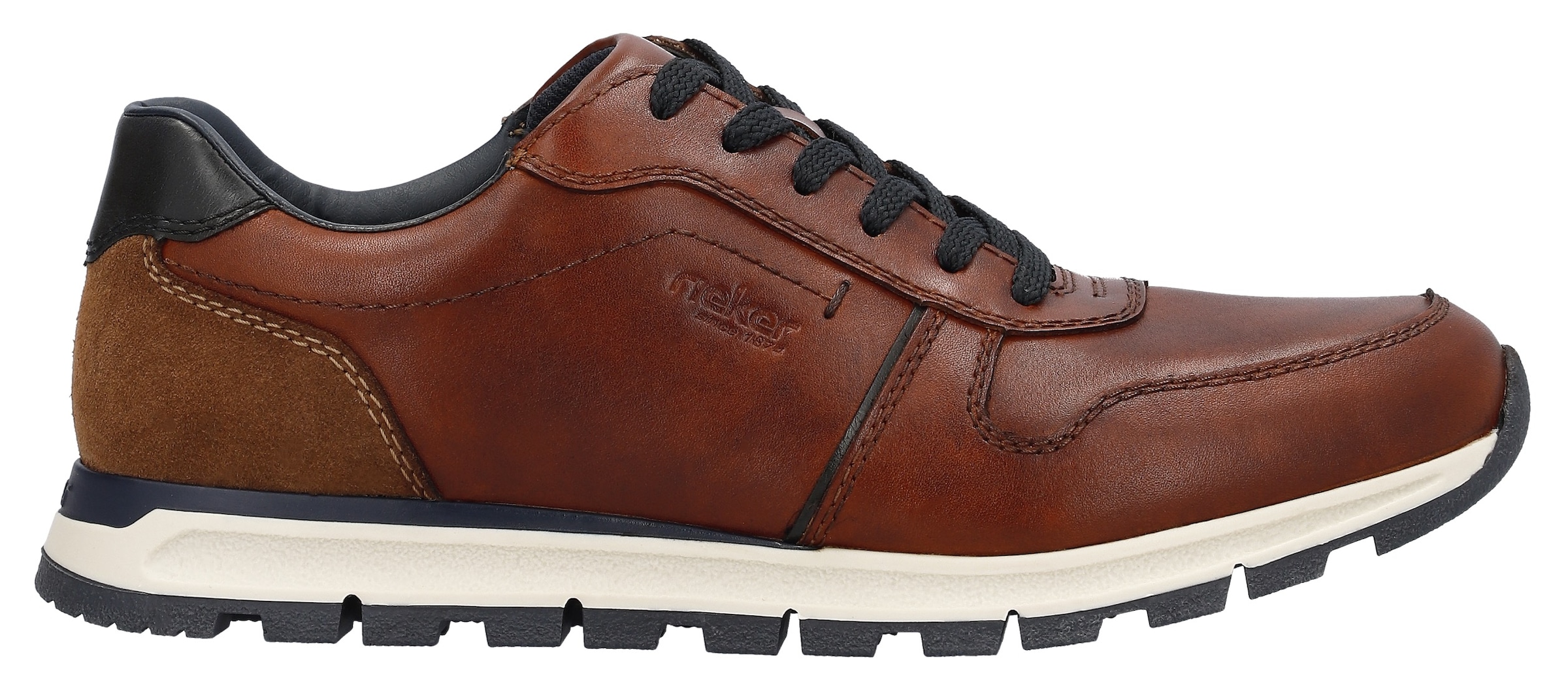Rieker Sneaker, mit MemoCup-Innensohle, Freizeitschuh, Halbschuh, Schnürschuh