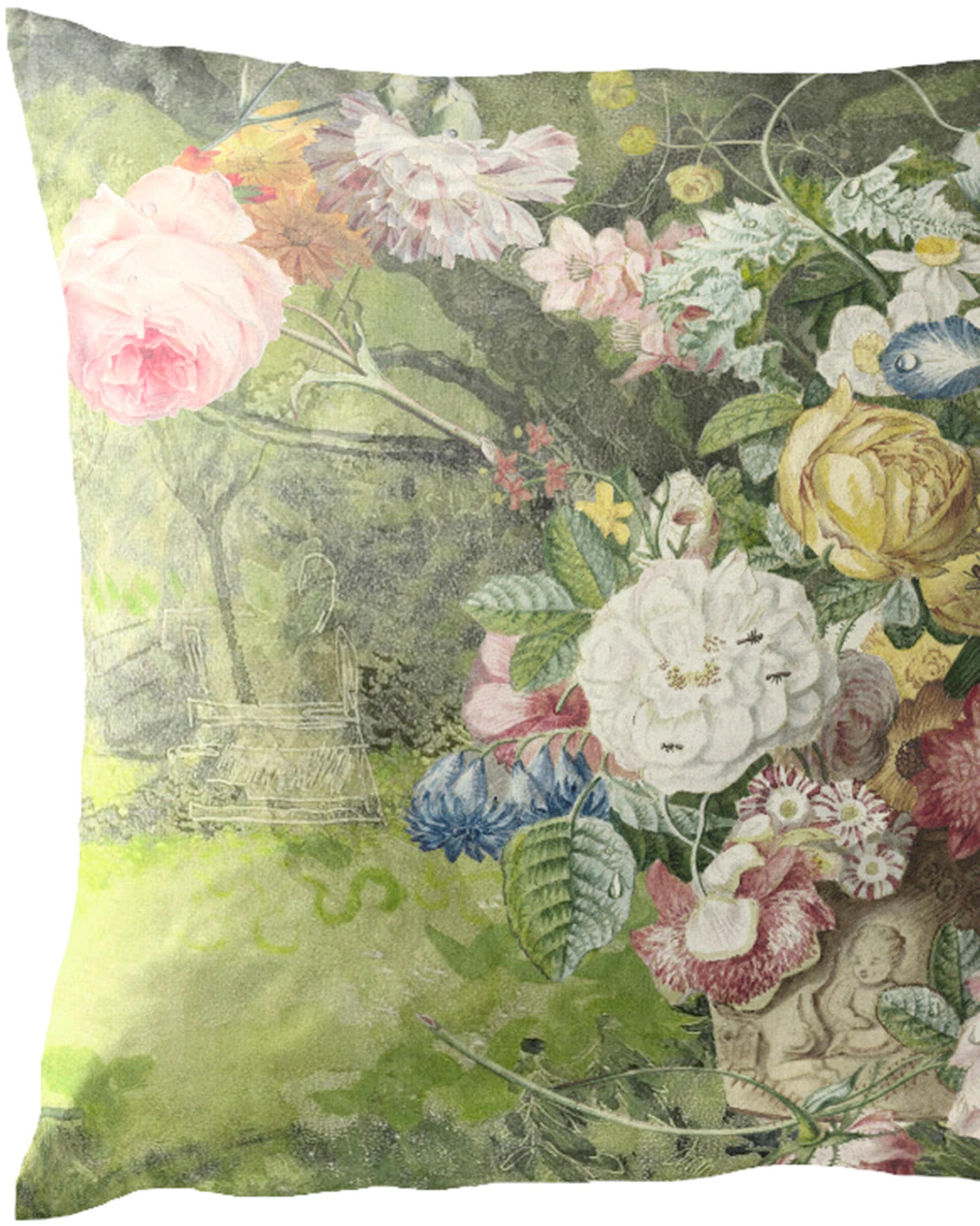BIERBAUM Wendebettwäsche »5266«, Mako-Satin, 100 % Baumwolle, pflegeleicht, floral