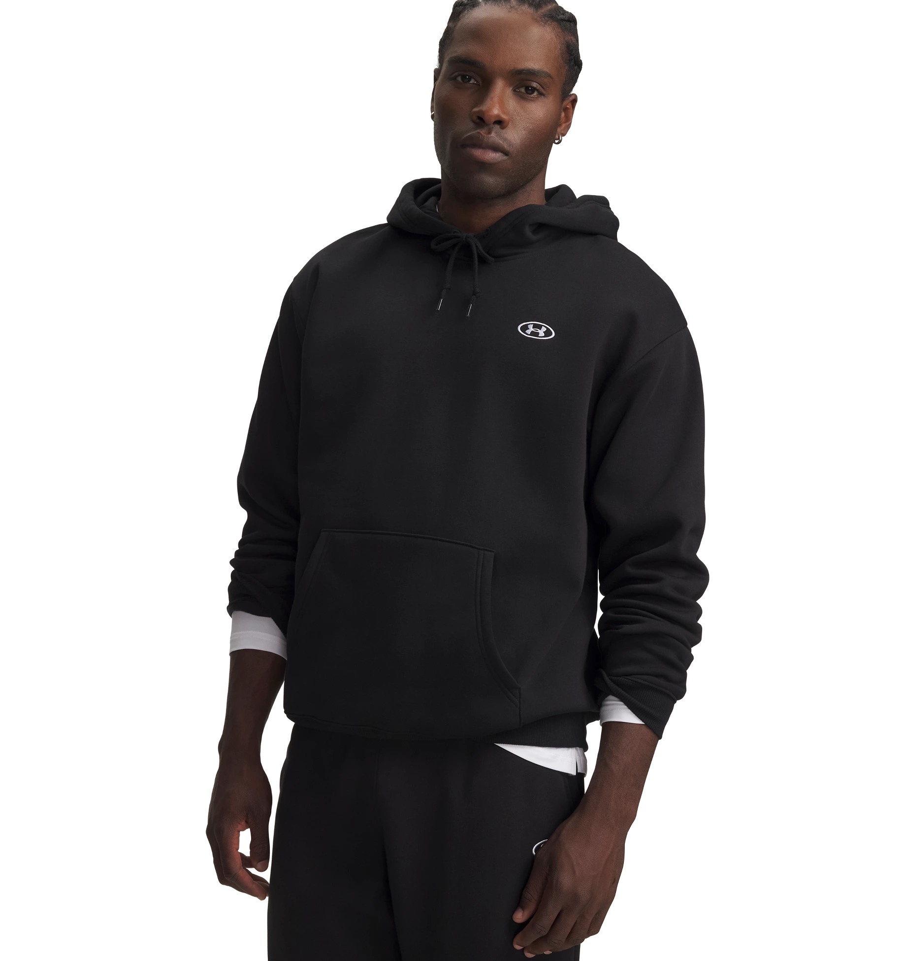 Image of Under Armour Kapuzensweatshirt "UA RIVAL FLC HOODIE", mit Kapuze, aus Baumwolle und Polyester, auch in grossen Grössen