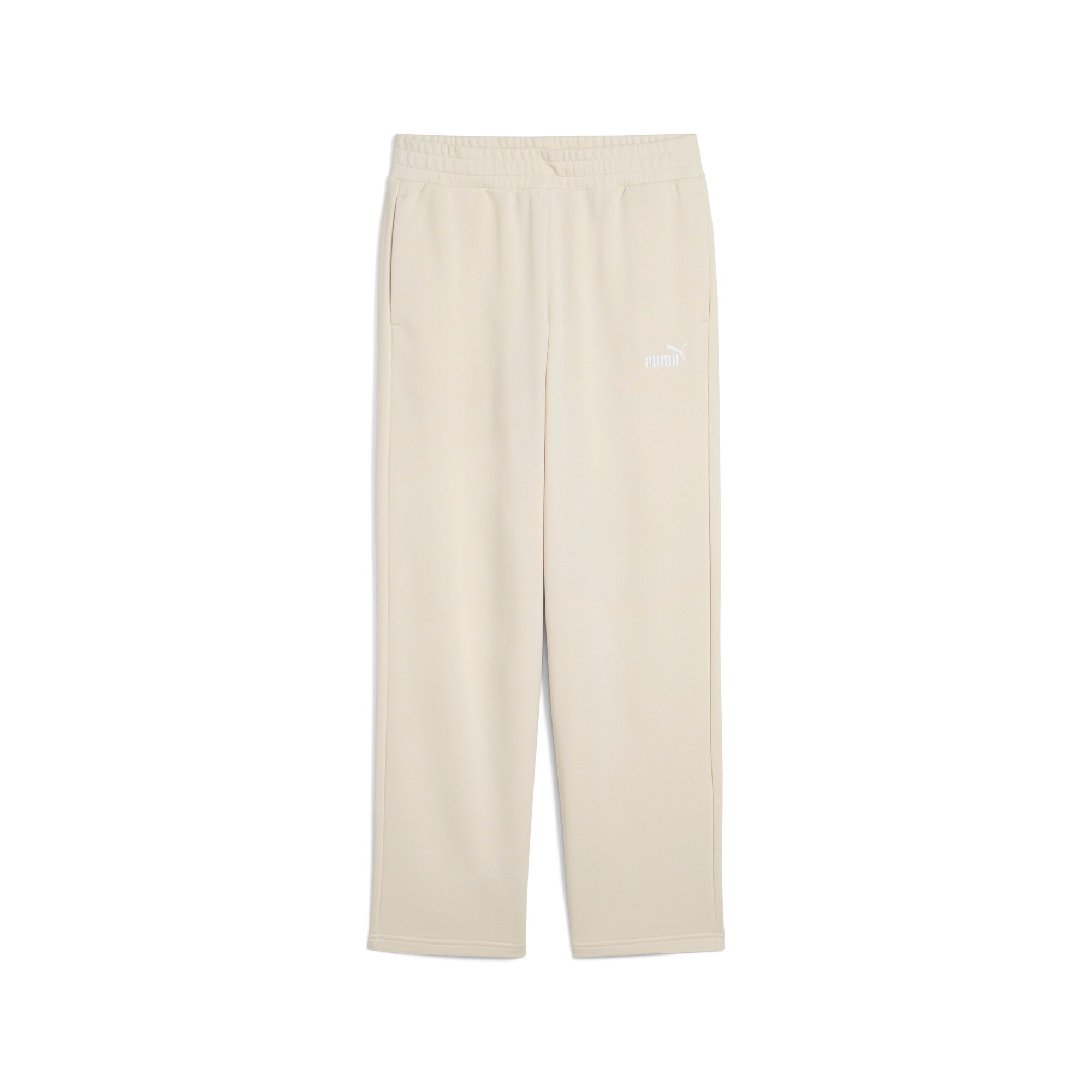 Image of PUMA Trainingshose "ESS SMALL NO 1 LOGO STANDARD STRAIGHT PANTS TR OP" mit Eingrifftaschen, gerades Bein, elastischer Bund