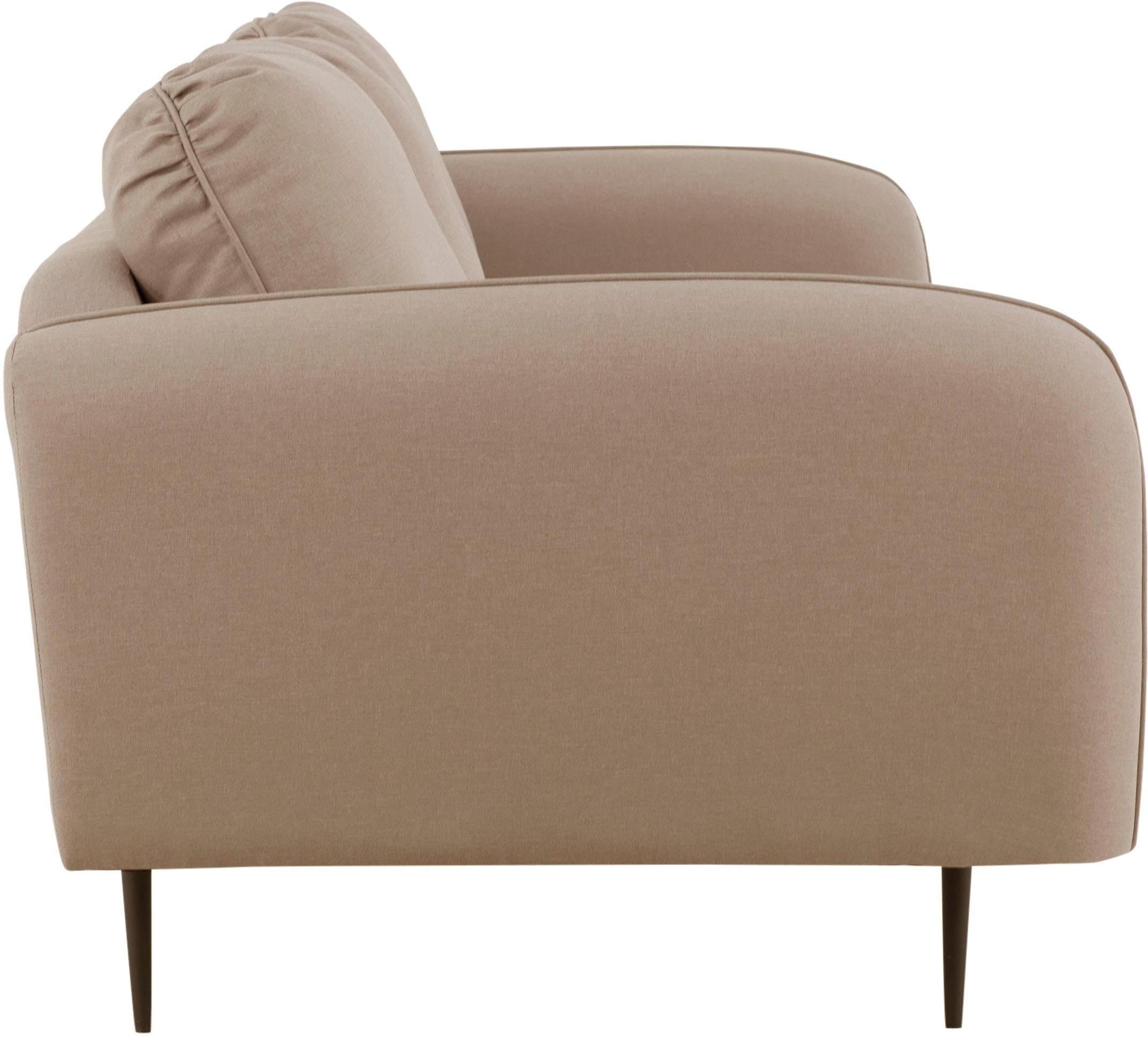 Leonique 3-Sitzer »Skidi« mit losen Rückenkissen und Keder oben auf der Armlehne