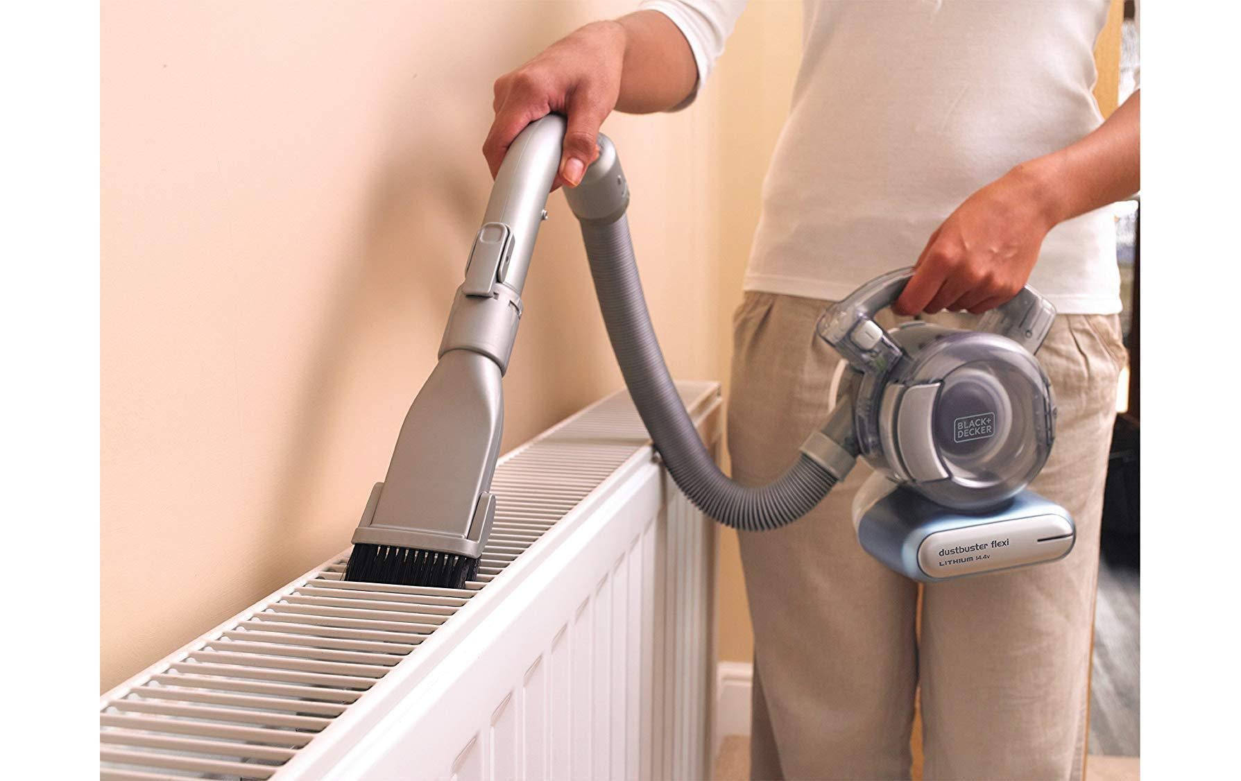 Black + Decker Akku-Handstaubsauger »Dustbuster Flexi Silberfarben, Blau«