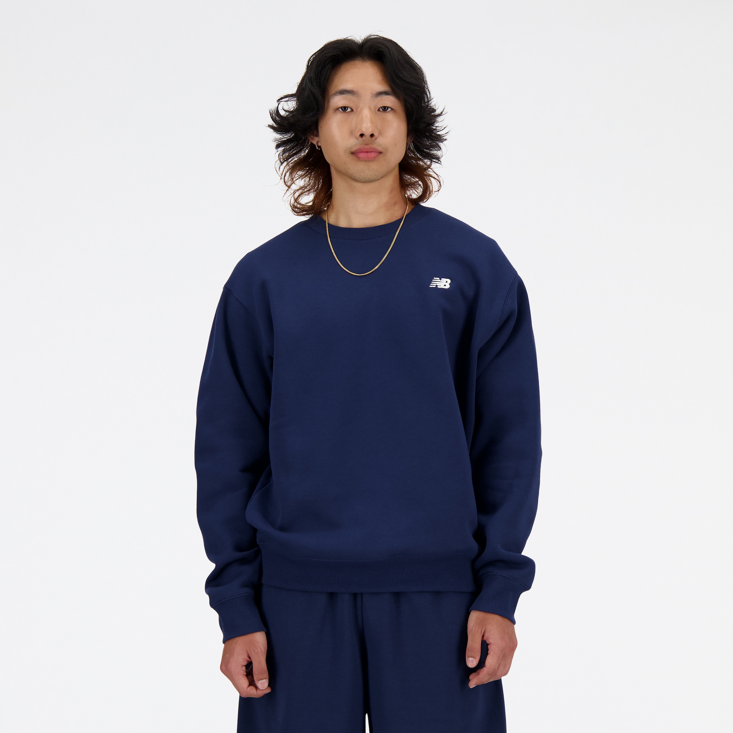 Image of New Balance Sweatshirt, mit Rundhalsausschnitt, entspannte Passform