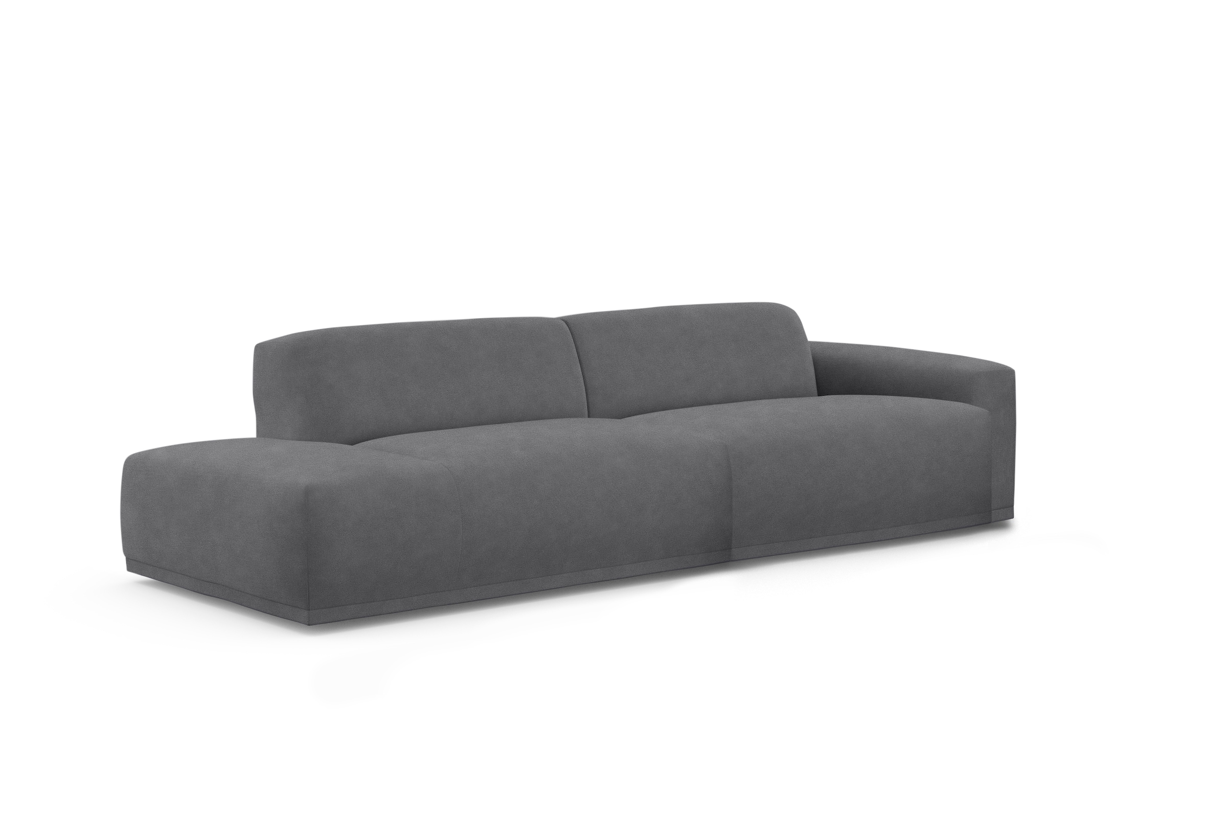 TRENDMANUFAKTUR Big-Sofa »Braga, mit hochwertigem Kaltschaum, Megasofa, Japandi-Design« modernes Big-Sofa, Couch mit hohem Sitzkomfort, 277/72/107 cm (B/H/T)