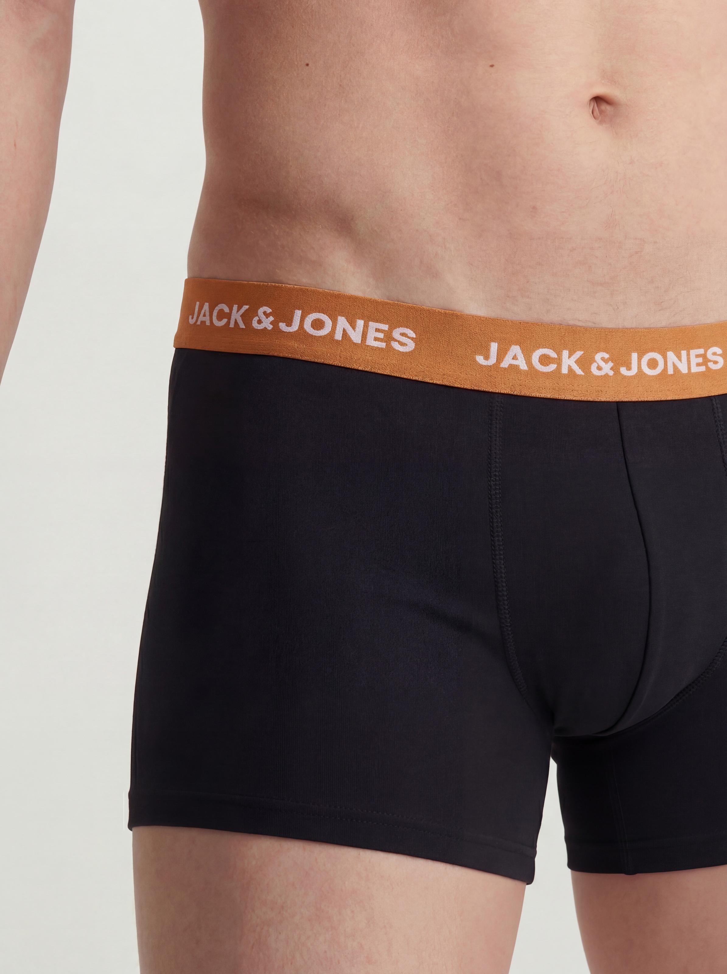 Jack & Jones Tronc »JACOLIVER SOLID TRUNKS 5 PACK BOX« Paquet, 5 cuis Baumwollmischung