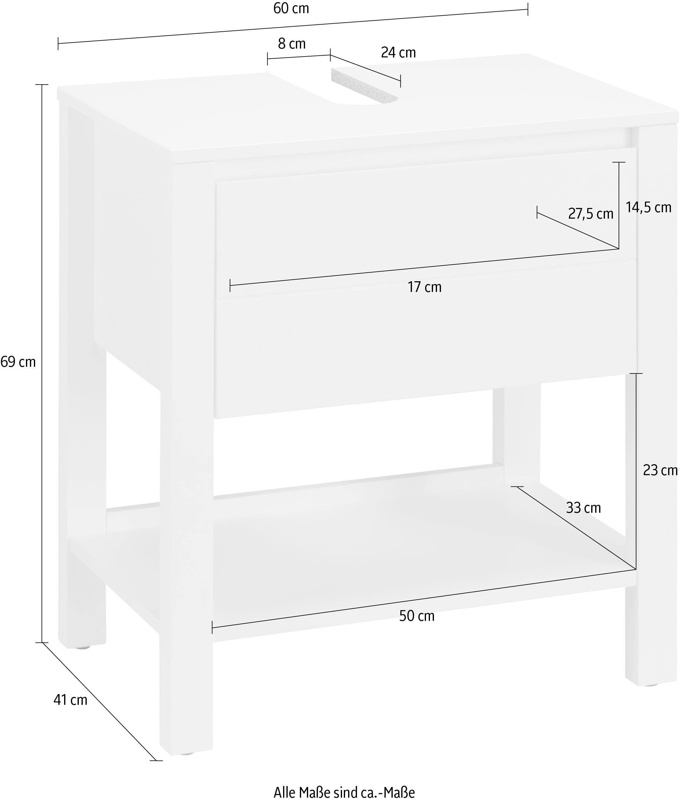 ♕ Breite Home 60 affaire cm versandkostenfrei auf Waschbeckenunterschrank »Kaika«,