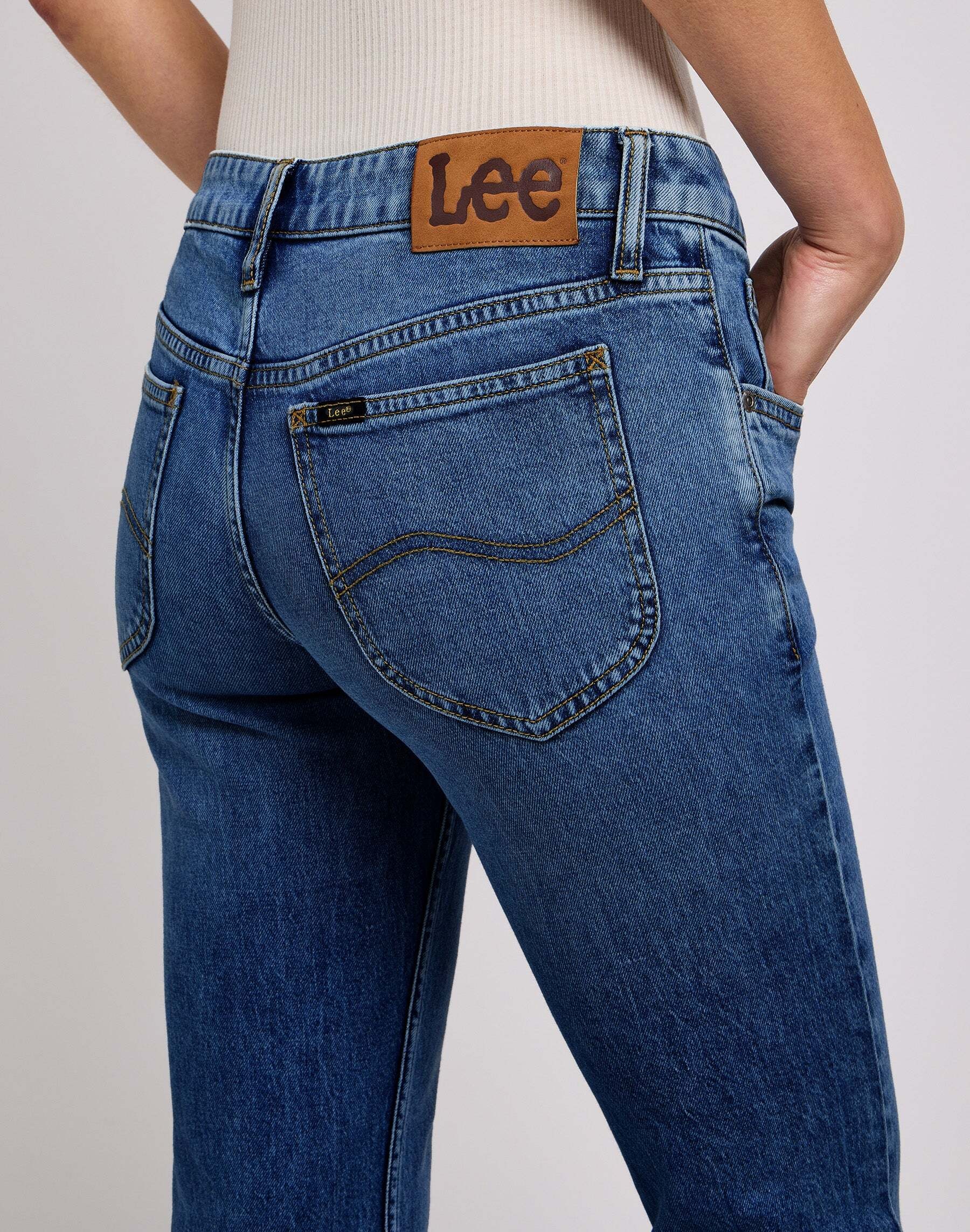 Lee® Regular-fit-Jeans »LEE Jeans Straight Leg Marion Straight«