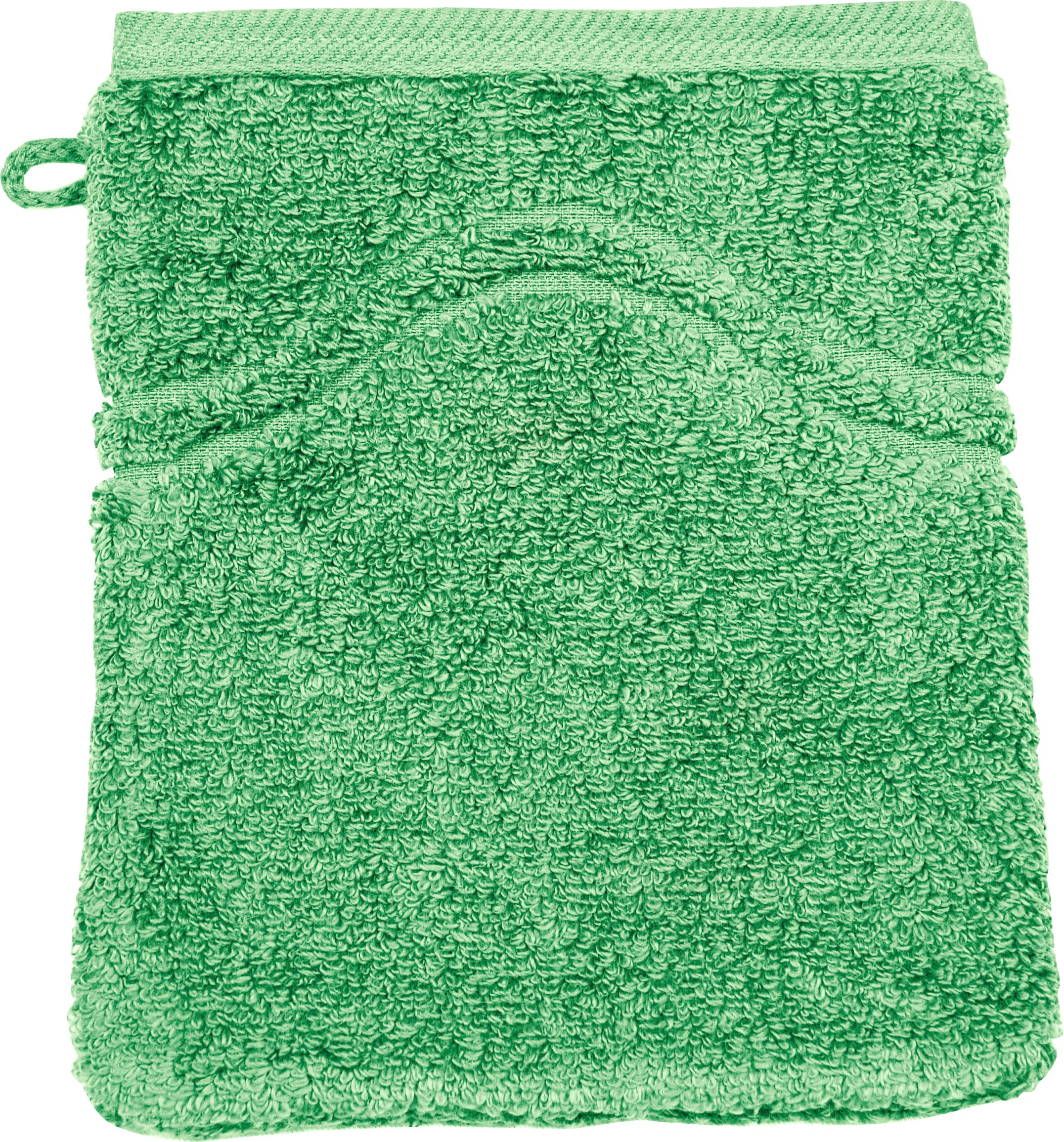 ROSS Waschhandschuh »Cashmere feeling«, (Packung, 6 St.), mit Wellen-Bordüre