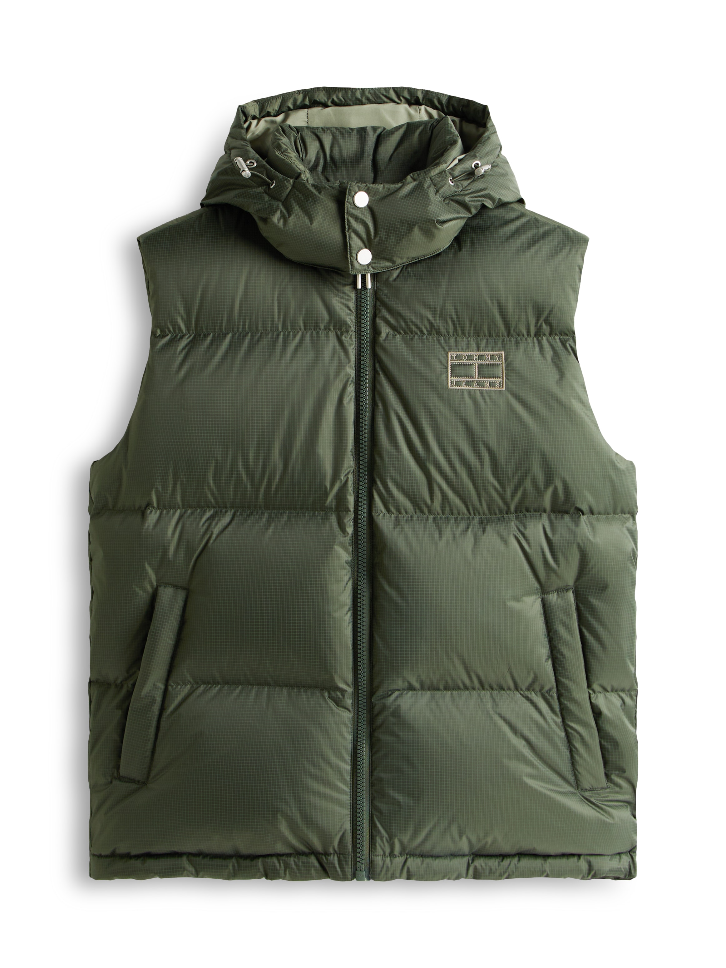 Tommy Jeans Steppweste »ALASKA DOWN VEST« Regular fit mit abnehmbarer Kapuze