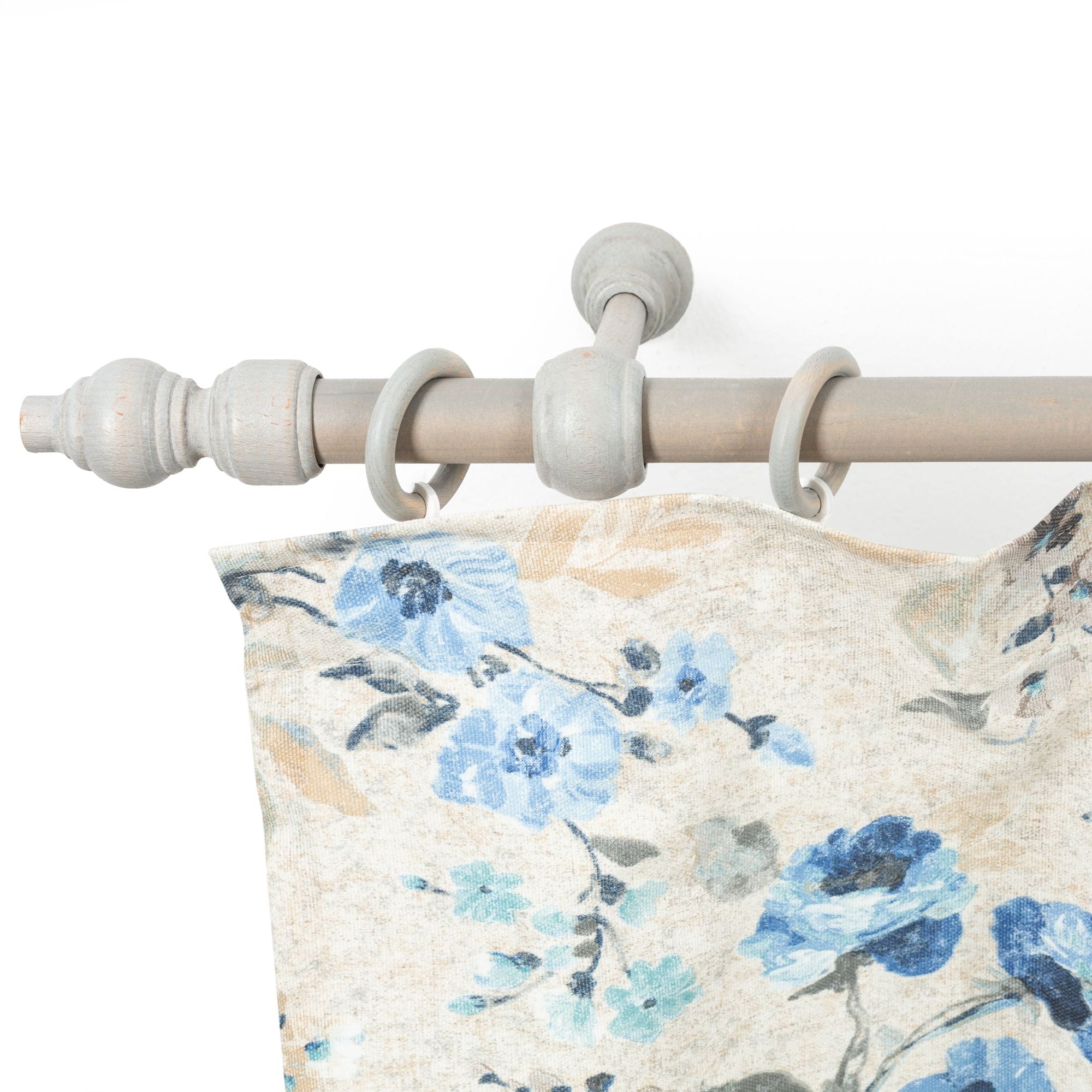 SN DECO GROUP Gardinenstange »Filigrano« 1 läufig-läufig Fixmass 28 mm, Holz, verschiedene Längen und Farben, Komplettset