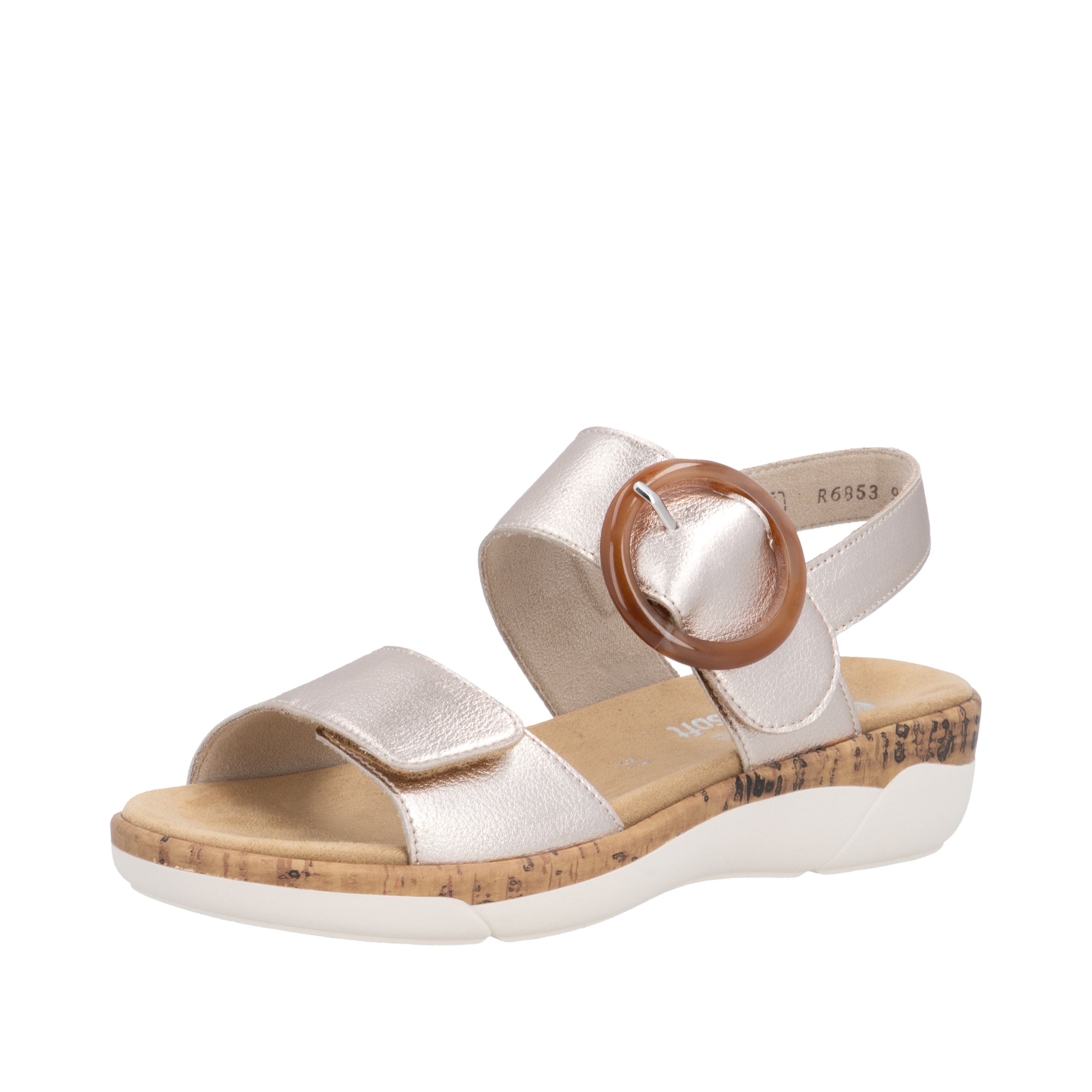 Image of Remonte Sandale Klettschuh, Sommerschuh, Sandalette mit herausnehmbarem Fussbett