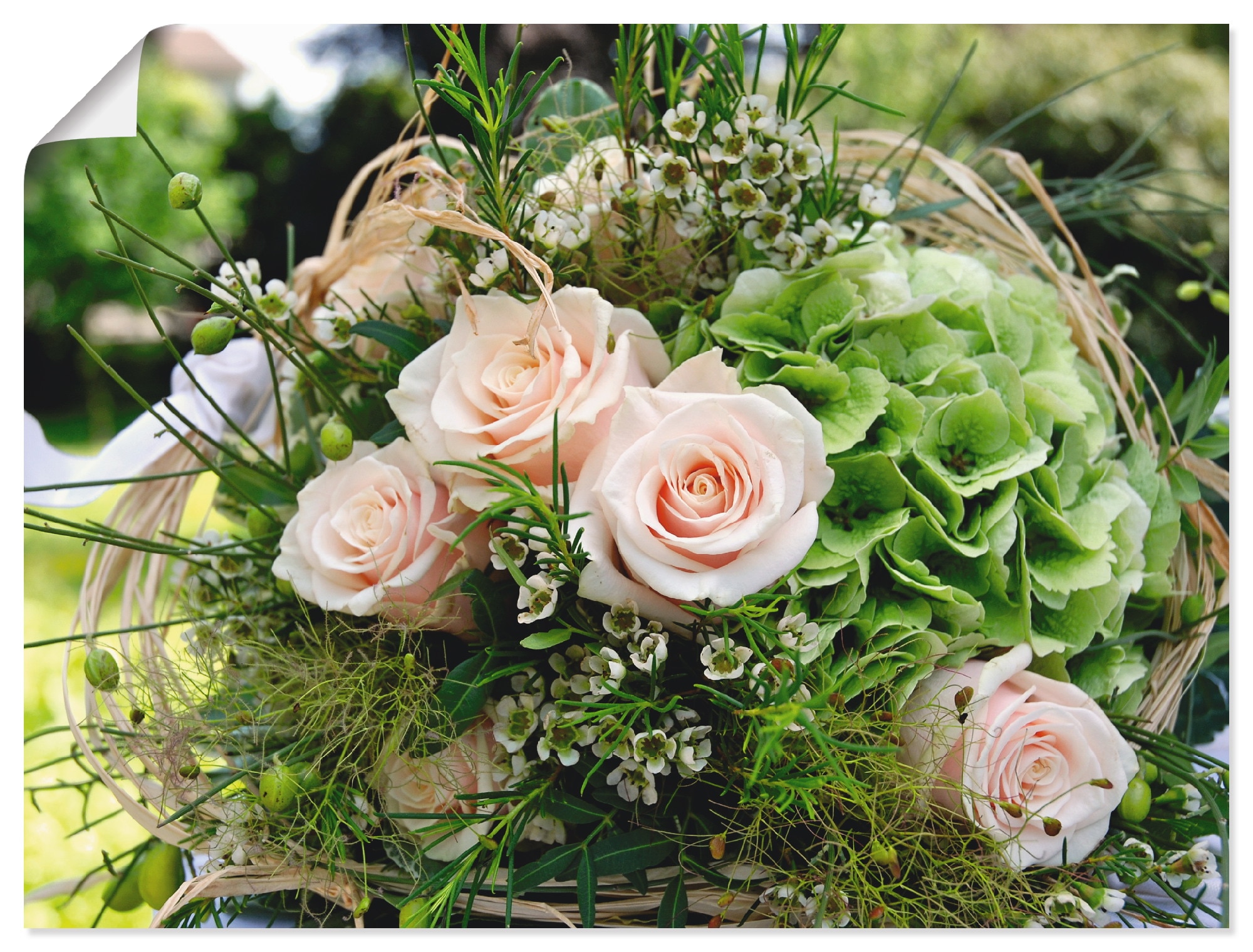 Image of Artland Wandbild "Blumenstrauss" Blumen 1 Stk. tlg. als Leinwandbild, Poster in verschied. Grössen