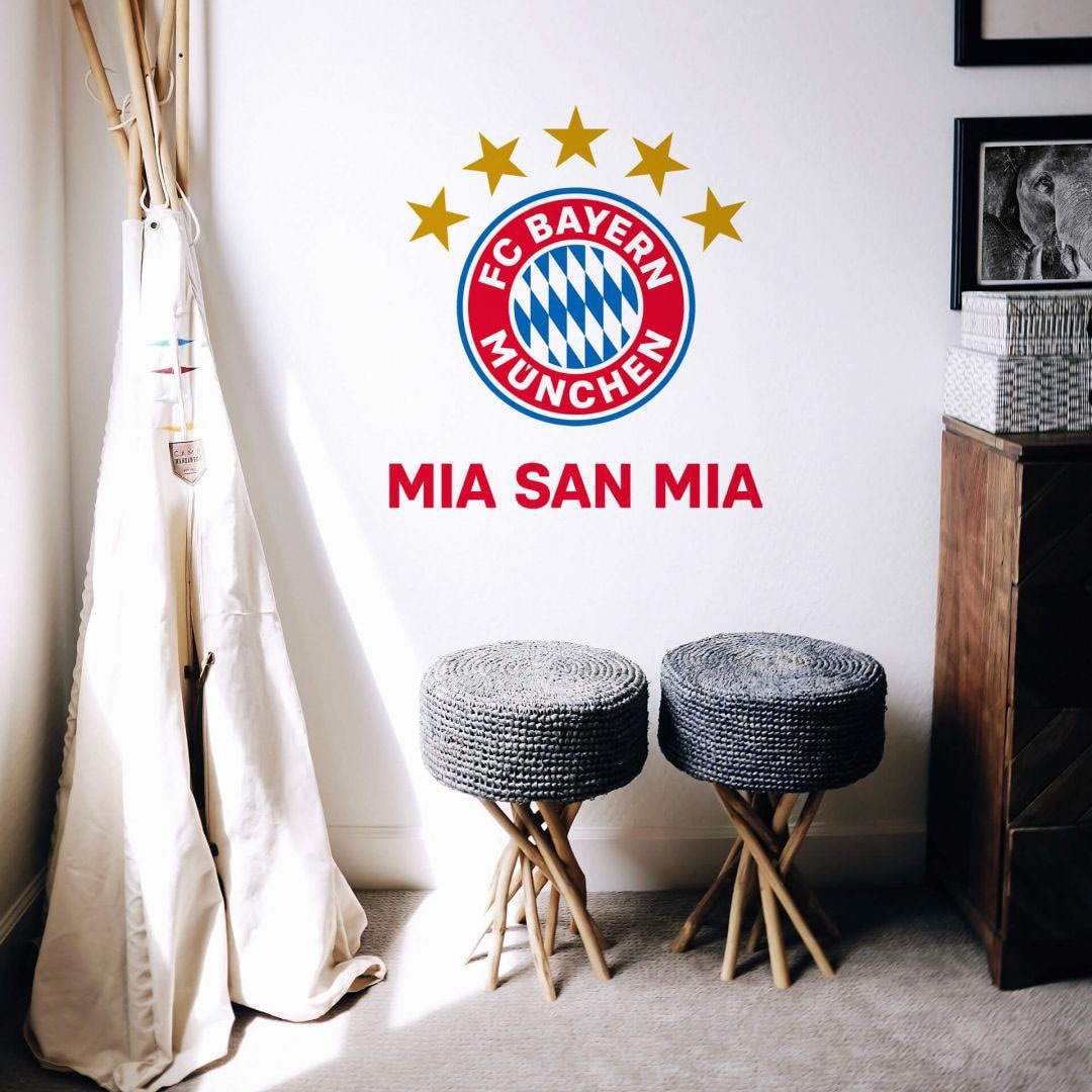 Wall-Art Wandtattoo »FC Bayern St.) München (1 kaufen jetzt Mia«, San Mia