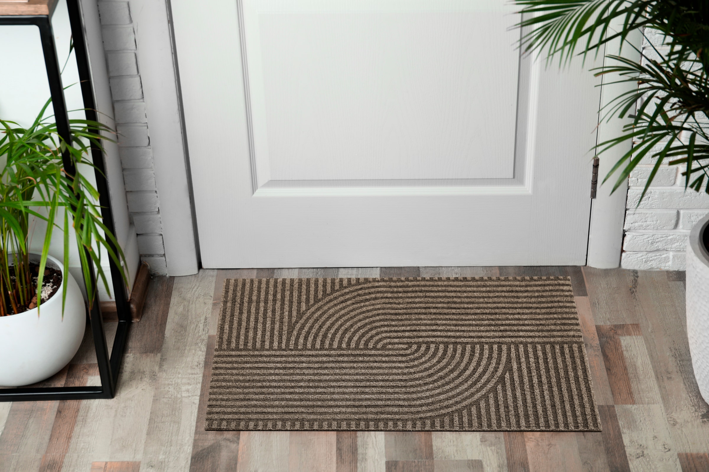 Andiamo Fussmatte »Yukon« rechteckig 6 mm Höhe Schmutzfangmatte, modernes Design, robust, waschbar, rutschhemmend