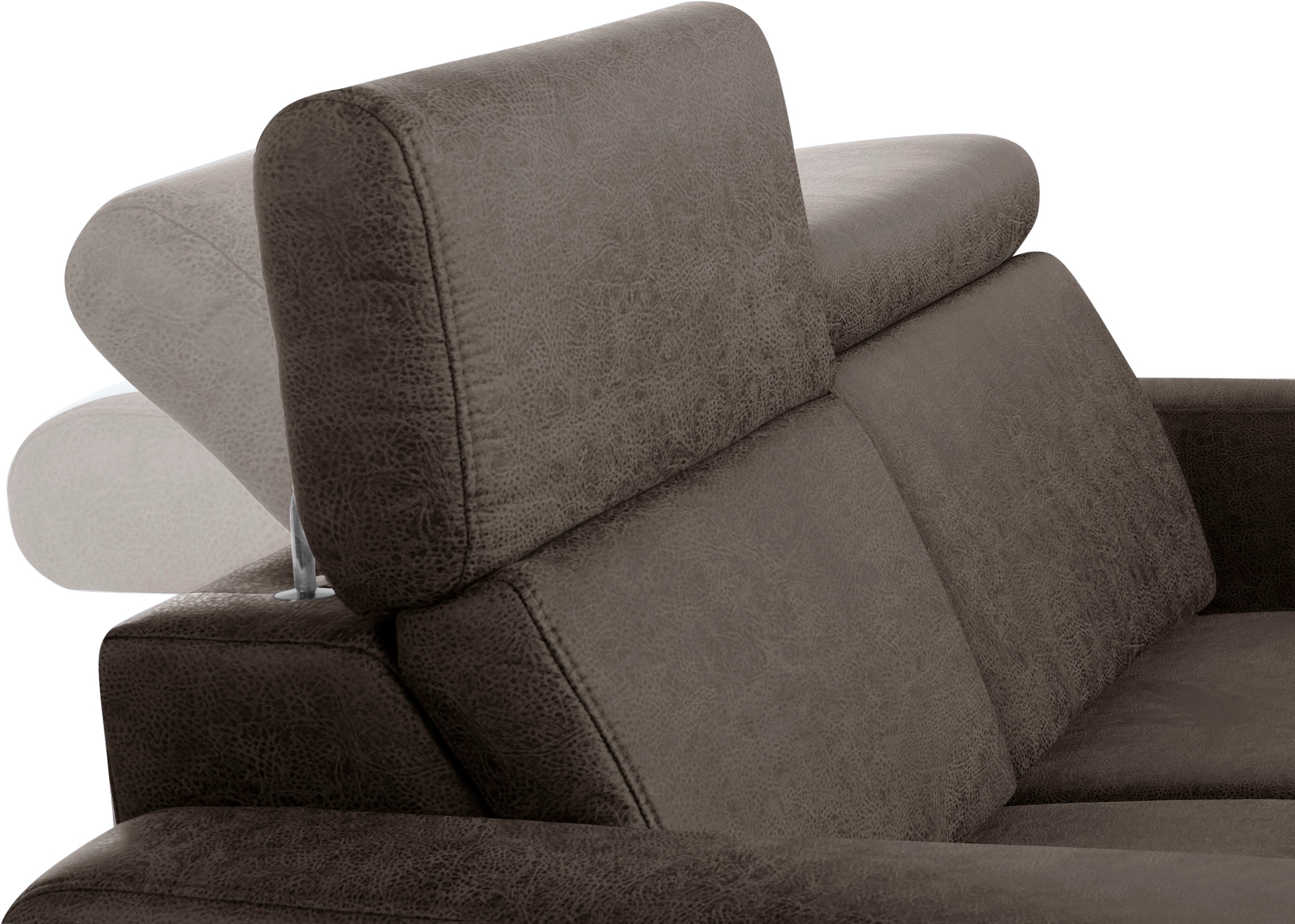 sit&more 2,5-Sitzer »Bologna« inklusive Kopfteilverstellung und Federkern