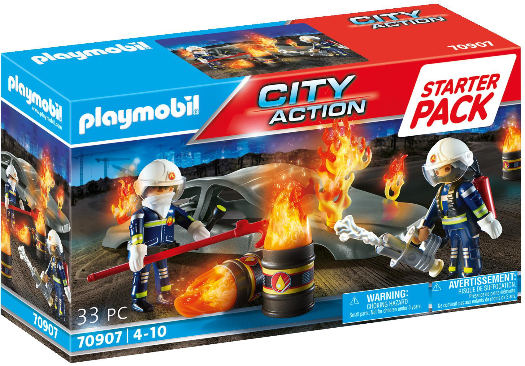 Image of Playmobil® Konstruktions-Spielset »Starter Pack Feuerwehrübung (70907), City Action«, (33 St.), Made in Germany bei Ackermann Versand Schweiz
