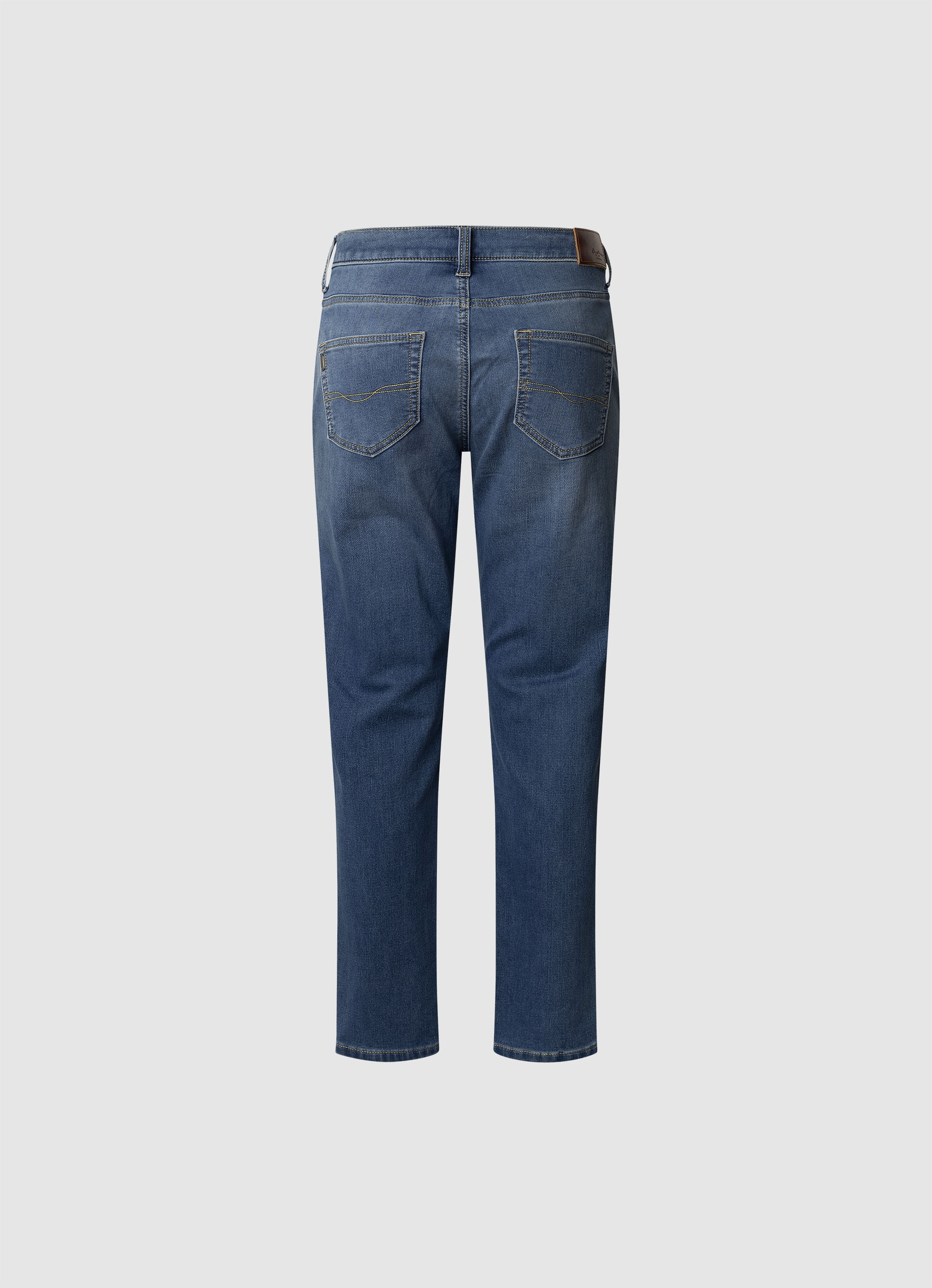 Pepe Jeans Tapered-fit-Jeans »TAPERED GYMDIGO MW CAREY«, mit Passe vorn