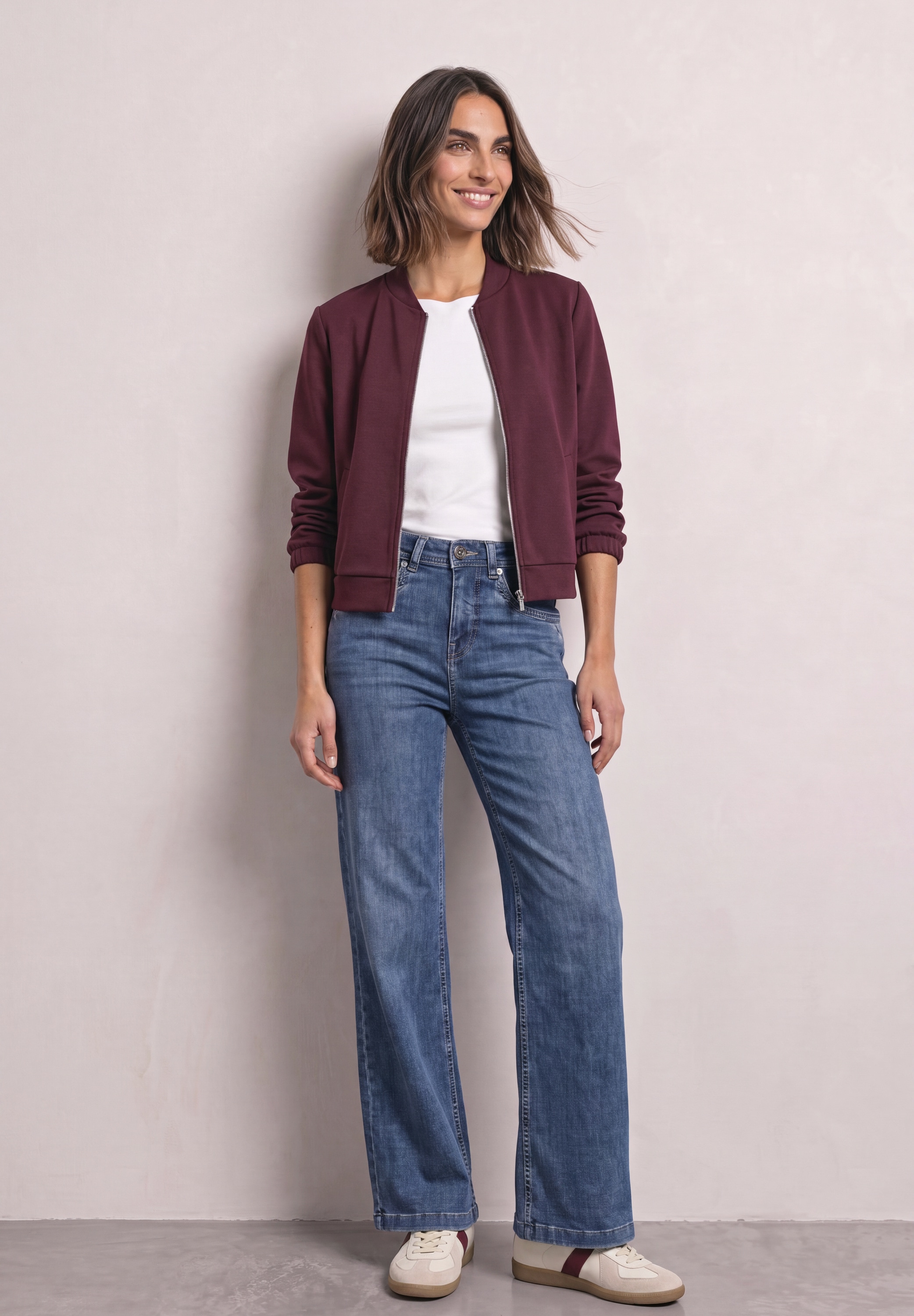 STREET ONE 5-Pocket-Jeans »Style Emee« High Waist, Wide Leg