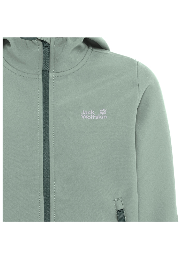Jack Wolfskin Softshelljacke »FOURWINDS JACKET KIDS« mit Kapuze