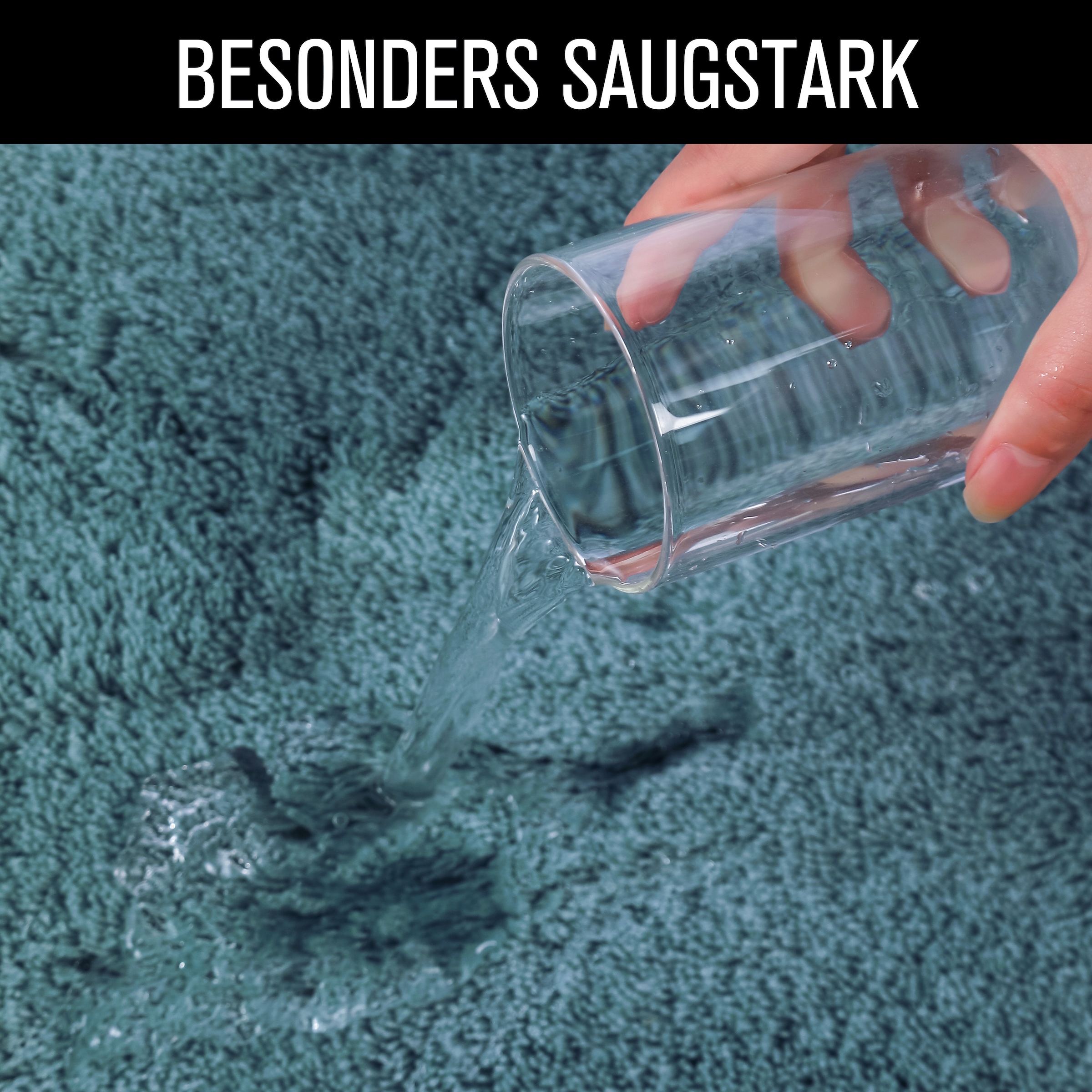 Möve Tapis de bain »Loft, Badvorleger, Badezimmer Teppich« Höhe 30 mm Badteppich, Badematten auch als 2 teiliges Set & rund