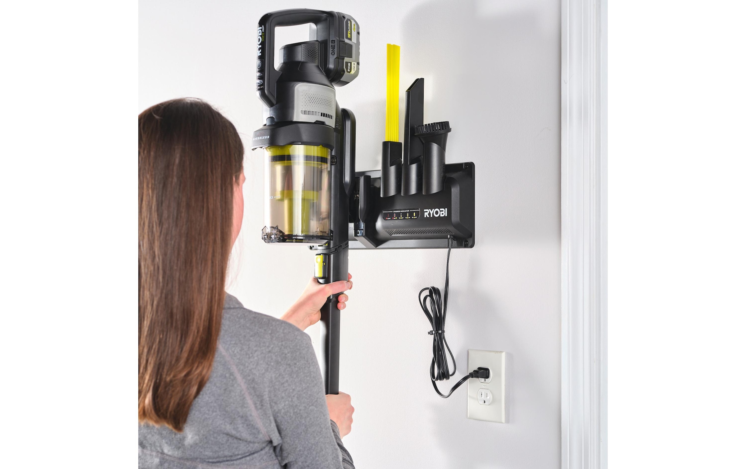 RYOBI Support mural »RYOBI RC18ASV für Bodensauger« 1 cuis tlg.
