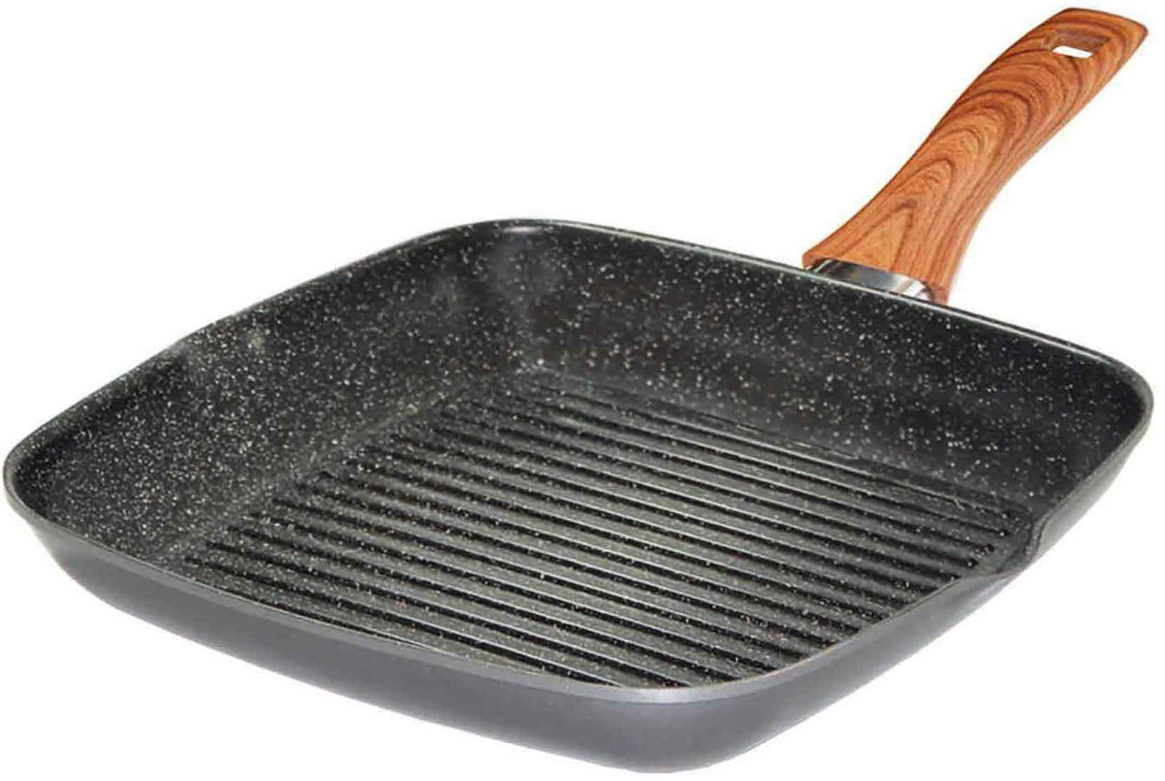 Image of STONELINE Grillpfanne »Back to Nature«, Aluminium, Ø 28 cm, 2 Ausgüsse, Induktion bei Ackermann Versand Schweiz