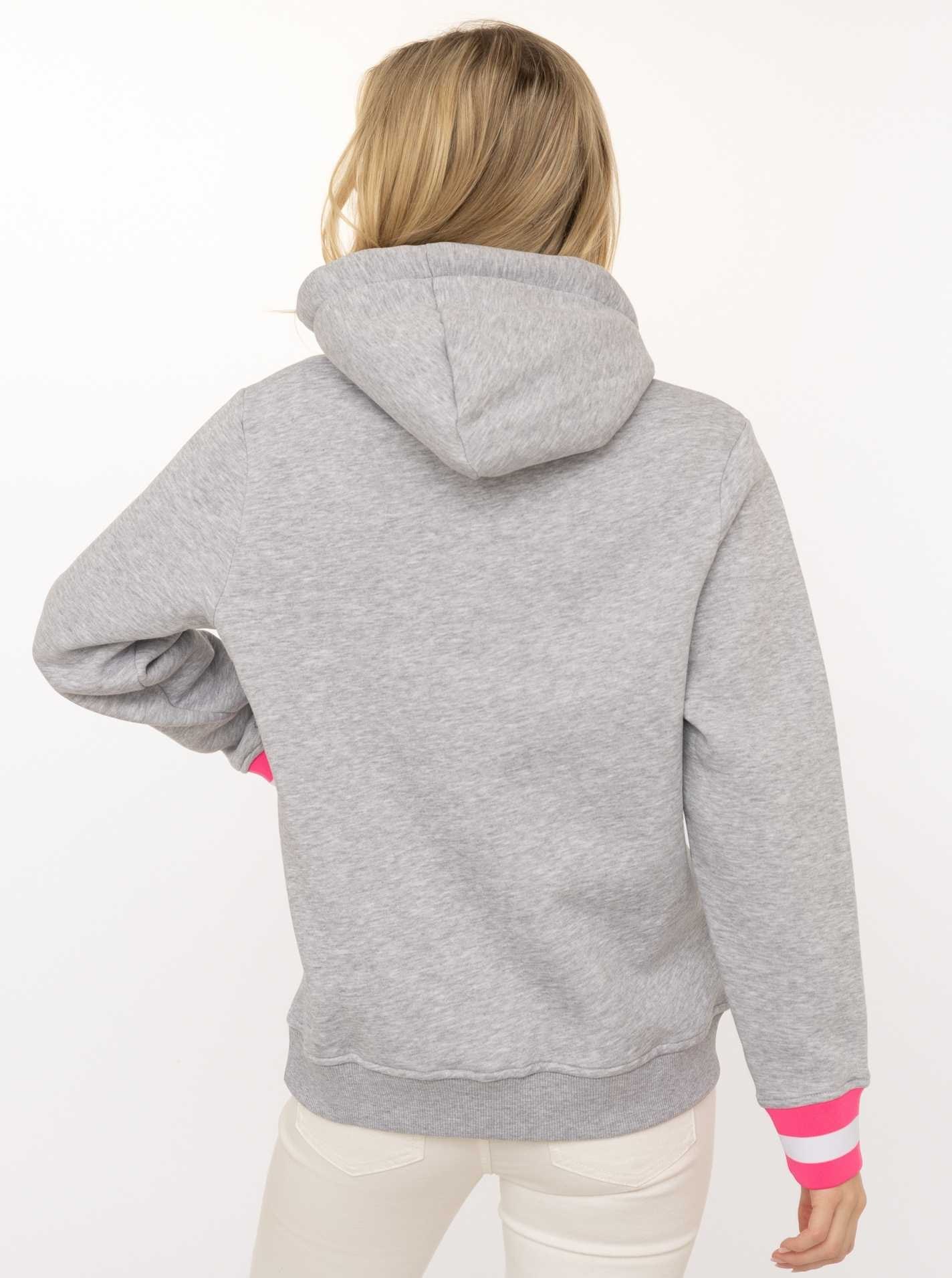 Zwillingsherz Hoodie »"Rahel"«, Kontrastbündchen, Kängurutasche, Langarm, Kapuze, Kordelzug
