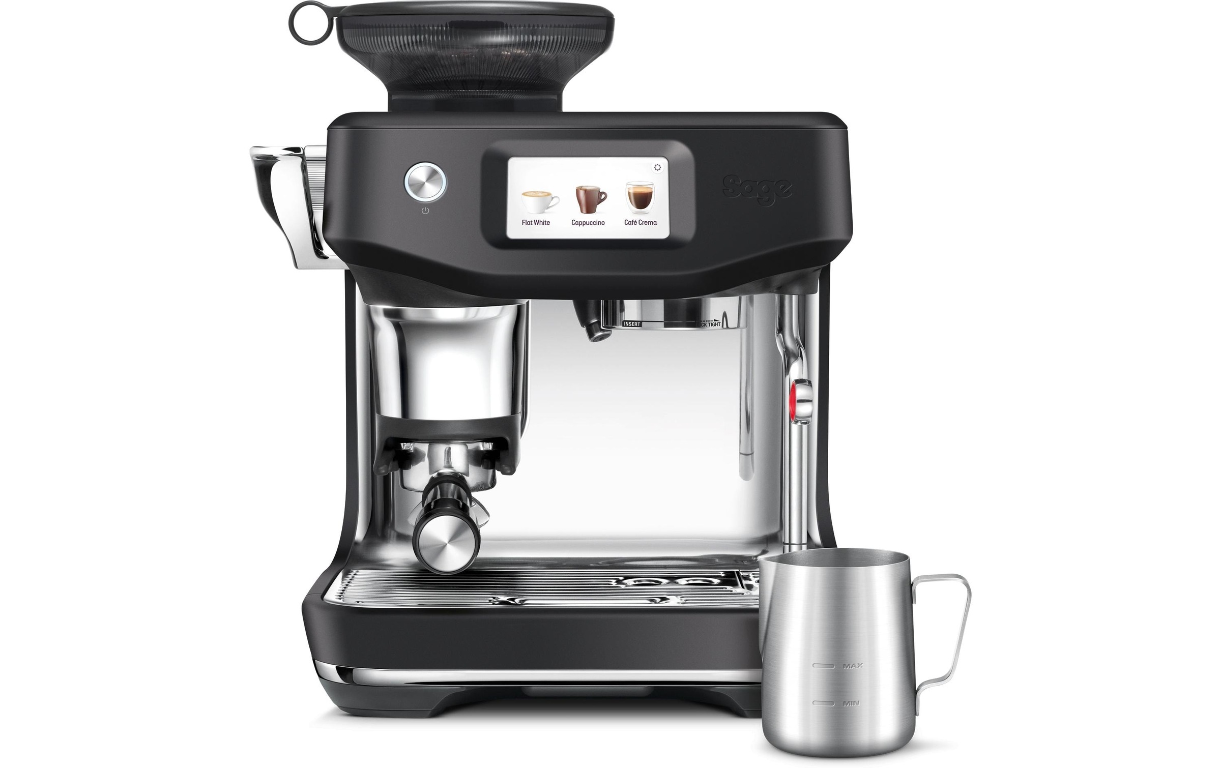 Sage Siebträgermaschine »Touch Impress Cold«, Milchschaumdüse