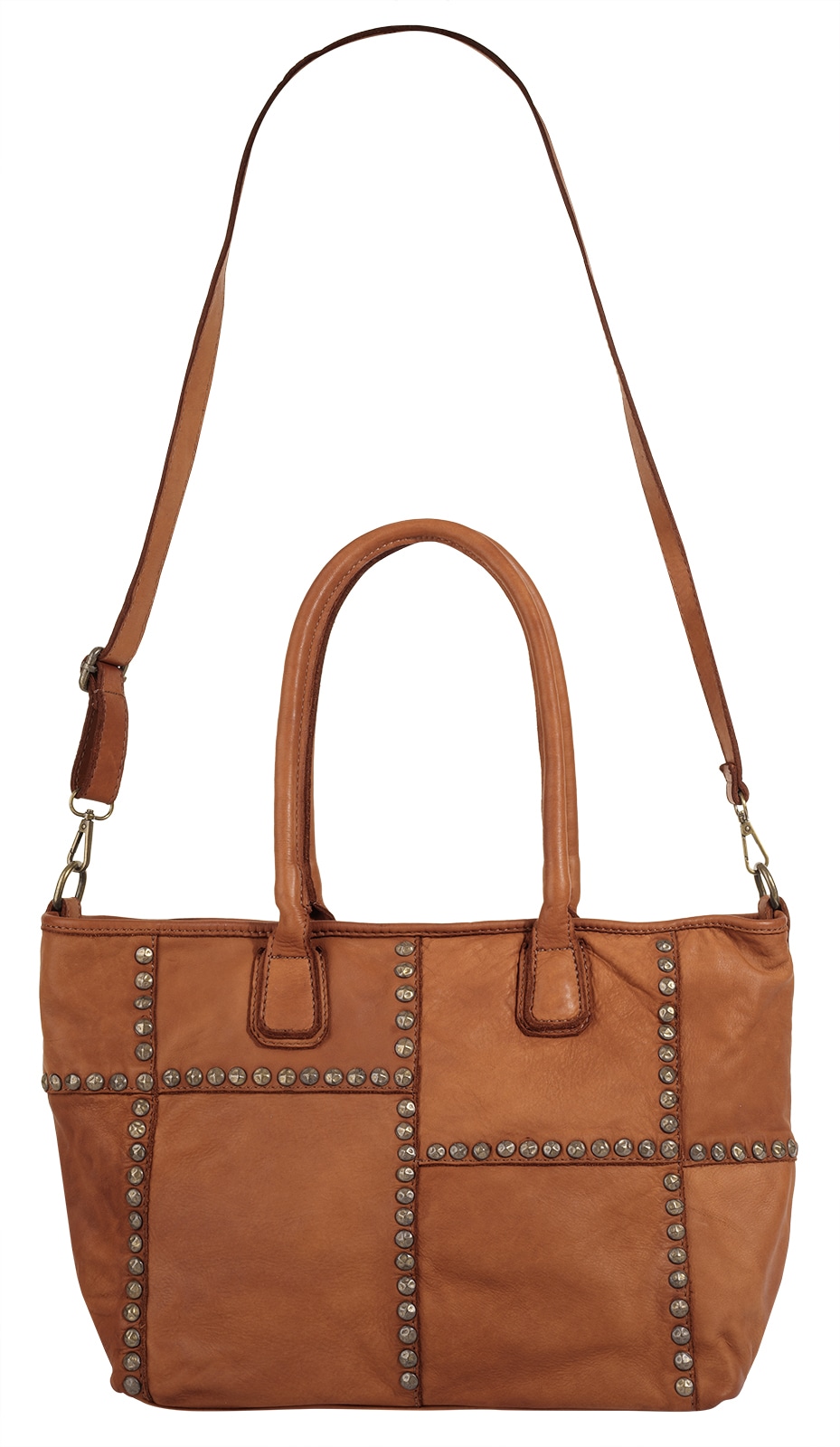 Samantha Look Shopper echt Leder, Made in Italy