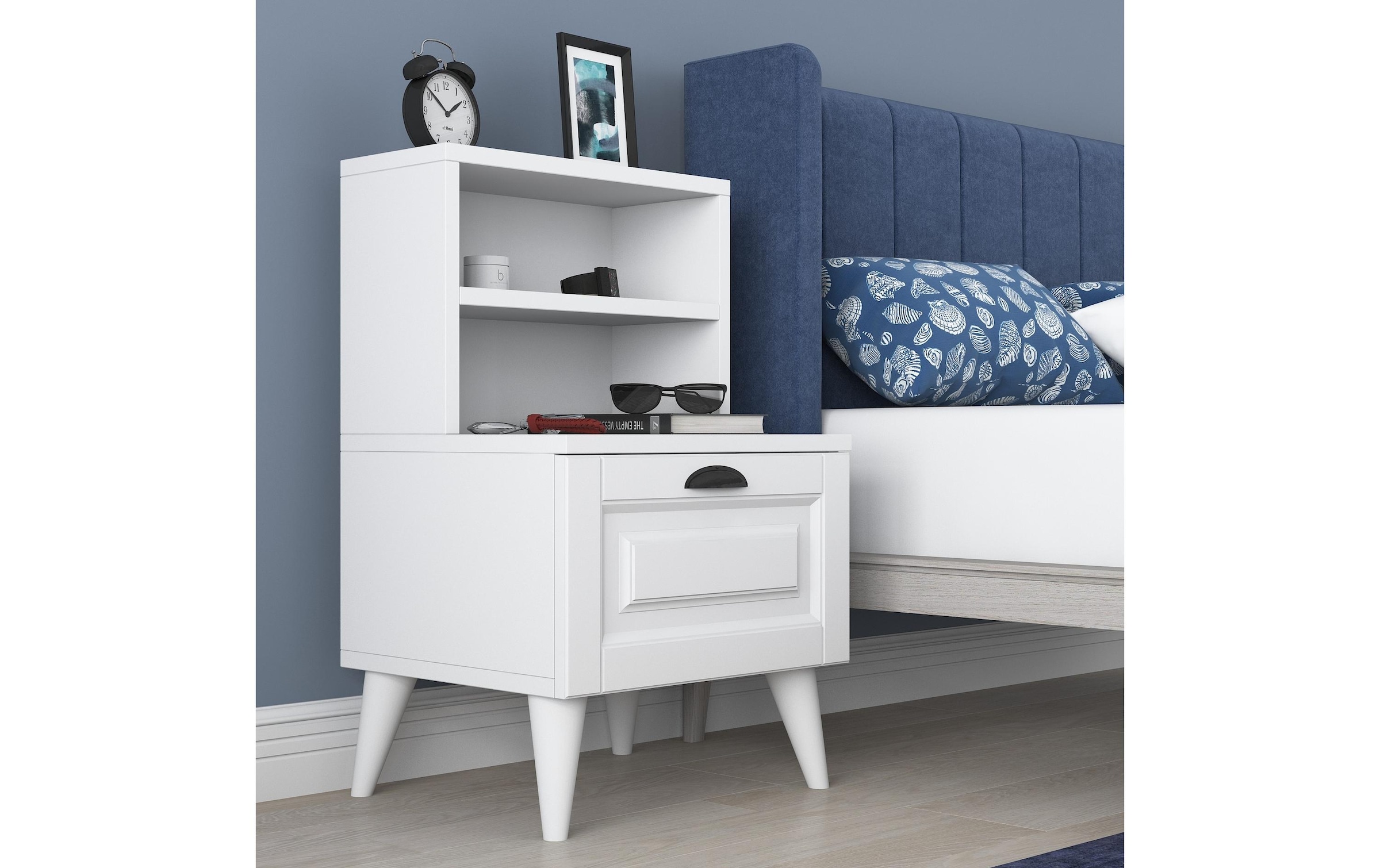 WOODY FASHION Nachttisch »Eliza 45 x 74.4 x 40 cm«