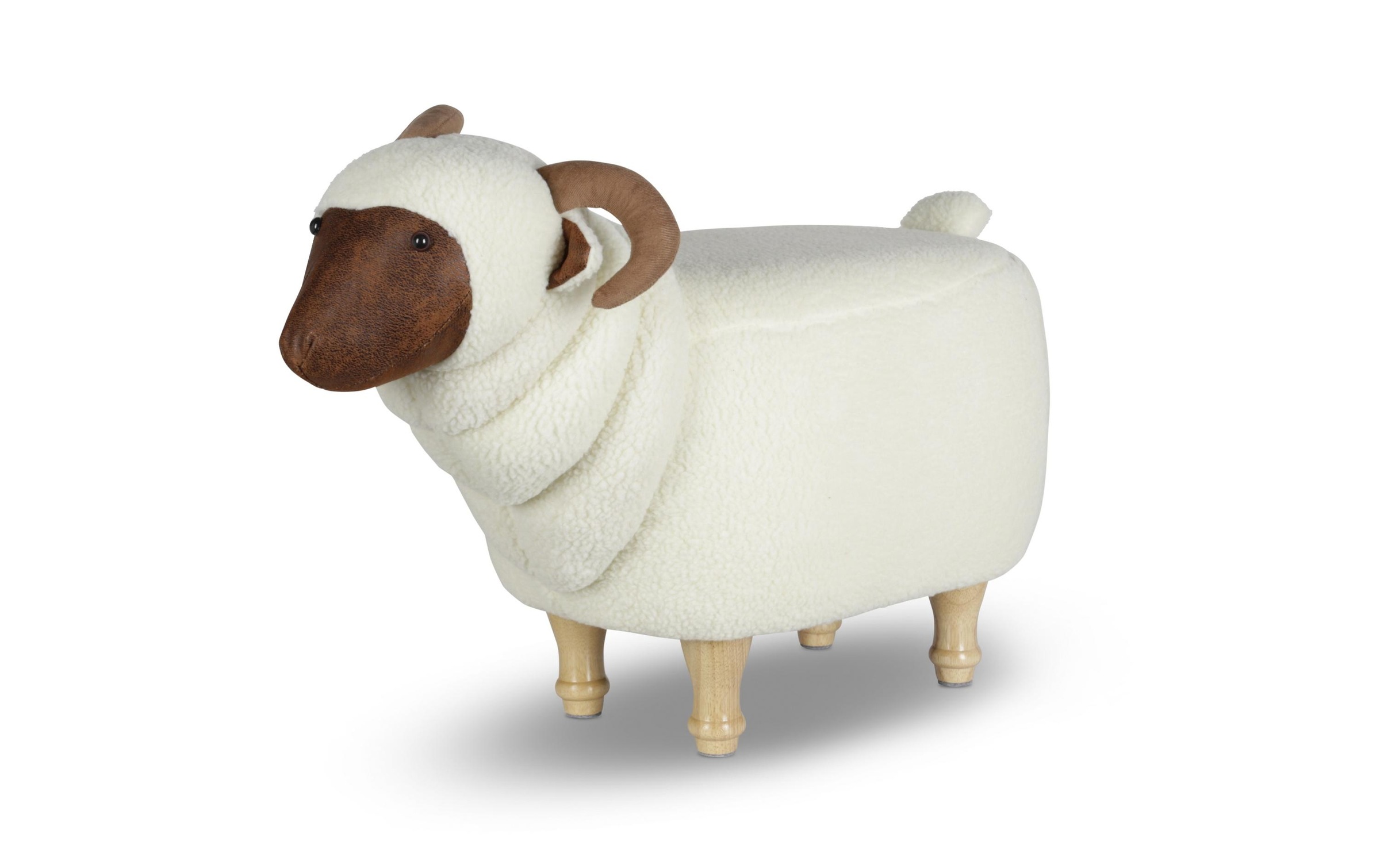 Image of Hocker "zoosy Ziege Helga Weis"