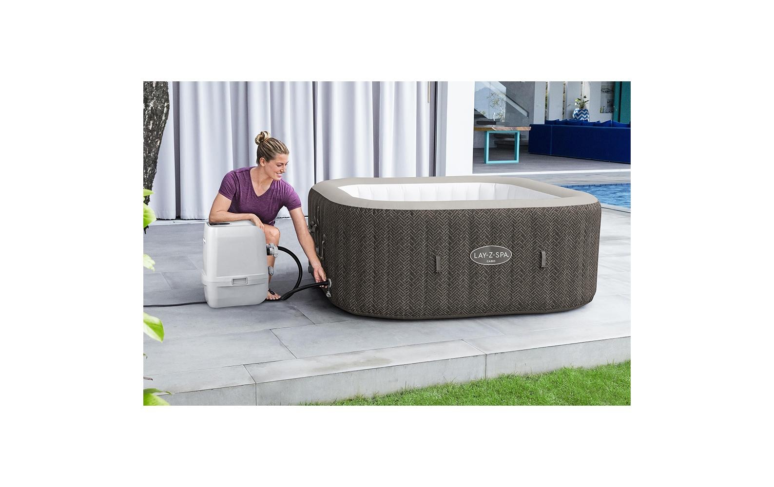 Bestway Jacuzzi »Cabo HydroJet« Energieeffizienter Whirlpool mit App-Steuerung für sechs Personen