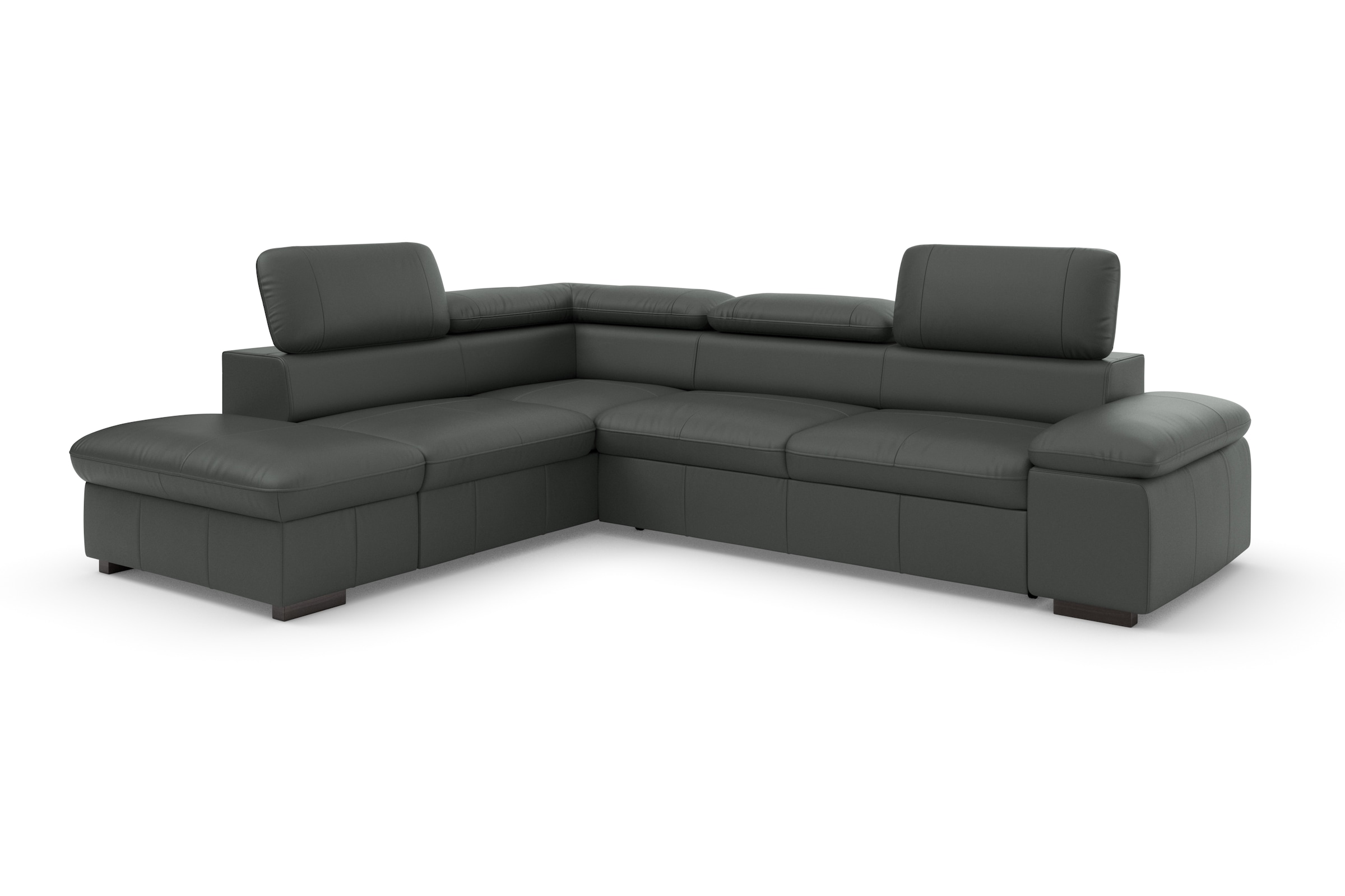 Home affaire Ecksofa »Alberto L-Form«, mit Kopfteilverstellung, wahlweise mit Bettfunktion