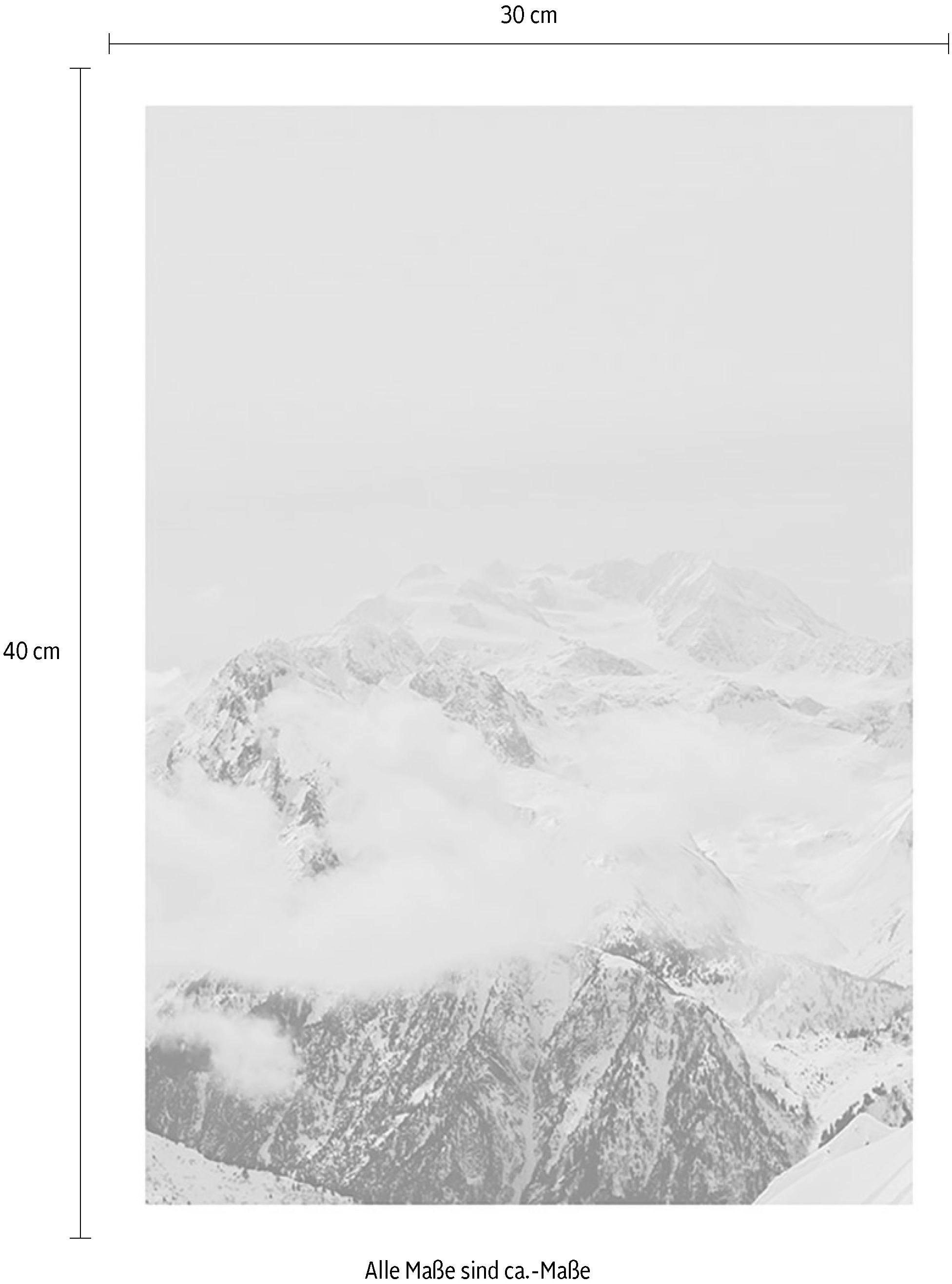 Komar Image »Mountain Clouds« 1 cuis tlg. Wandbild zur Dekoration - ohne Rahmen