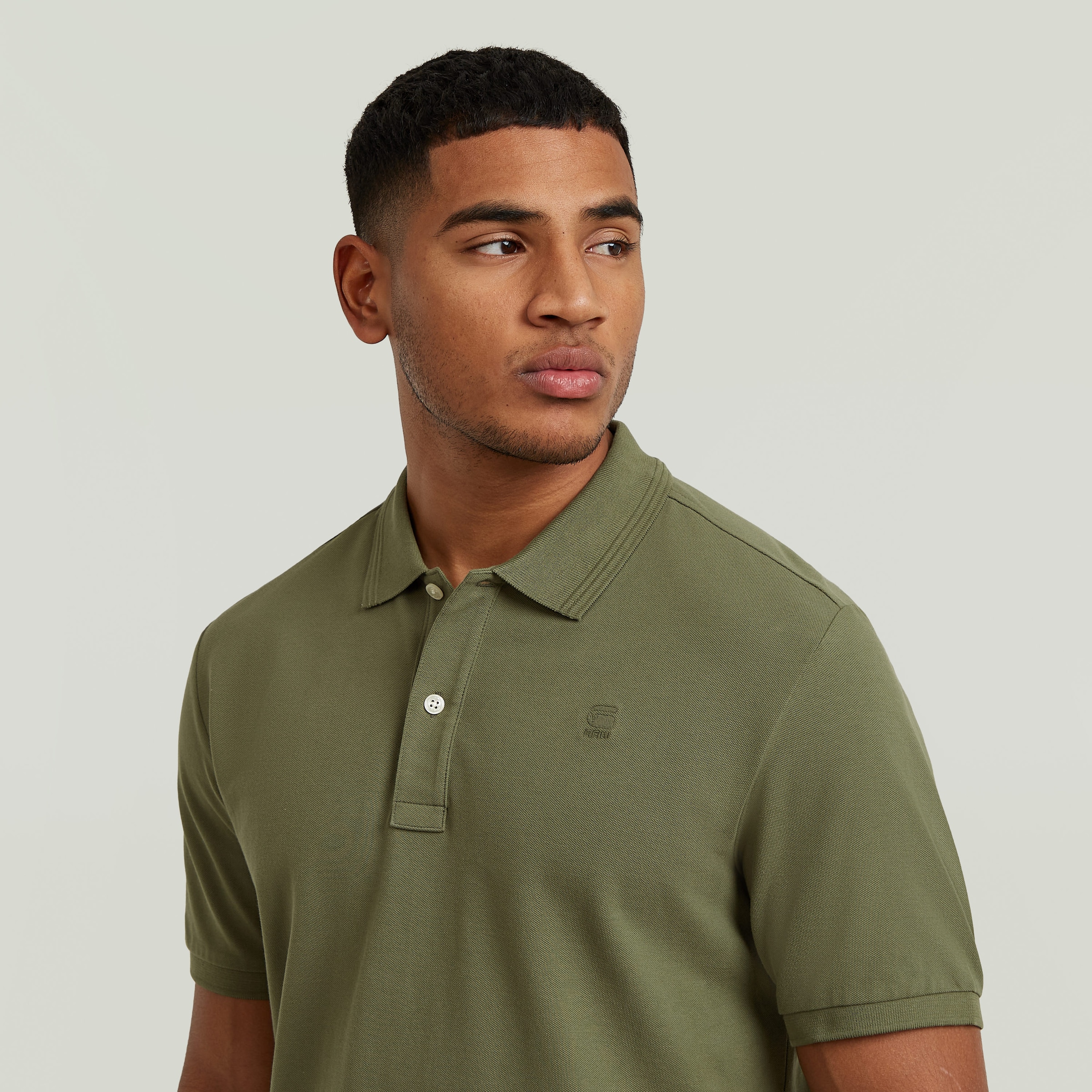 G-STAR Polo »Dunda Slim Fit« Logostickerei auf der Brust