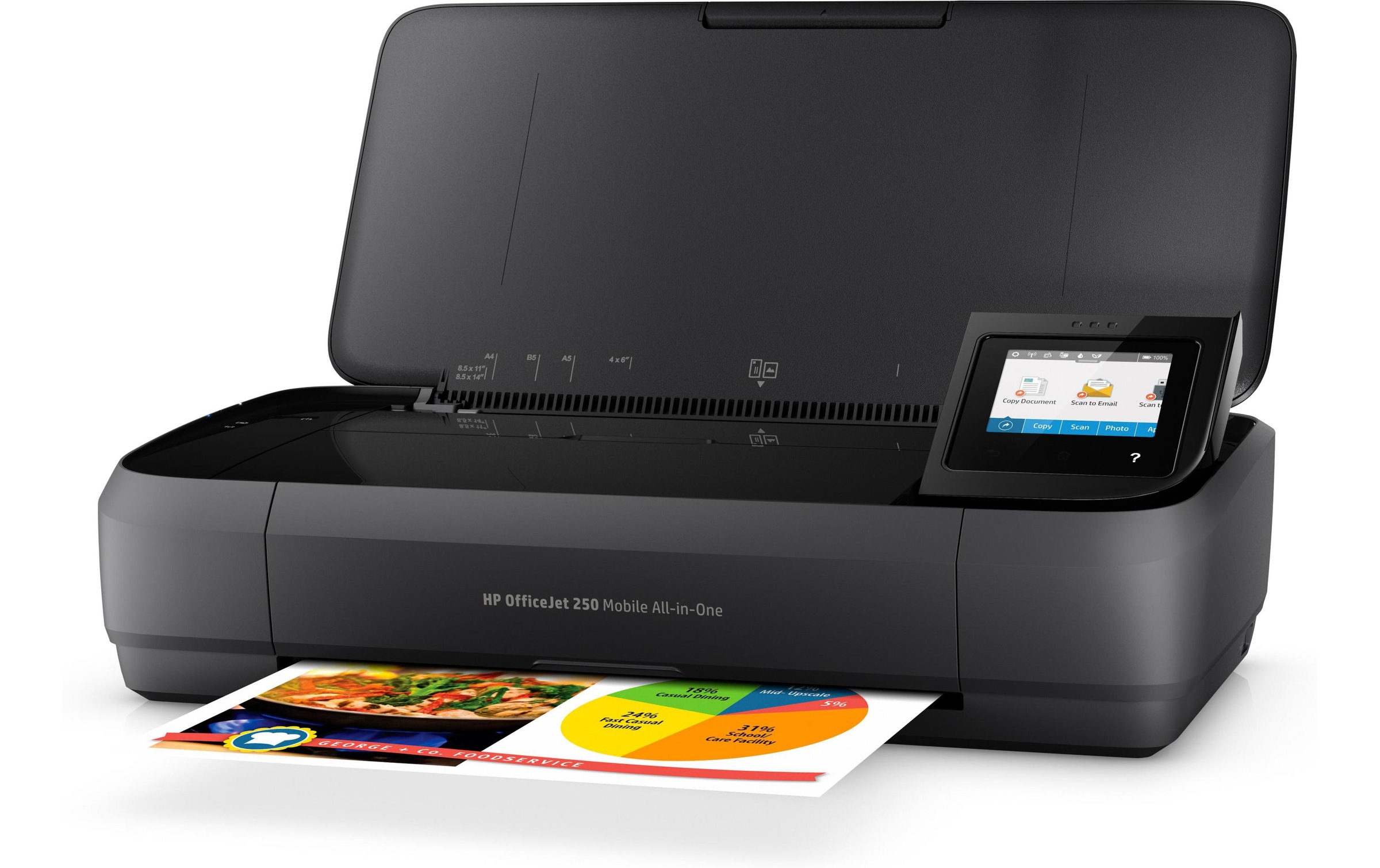 HP Tintenstrahldrucker »ker OfficeJet 250 Mobile All-i«