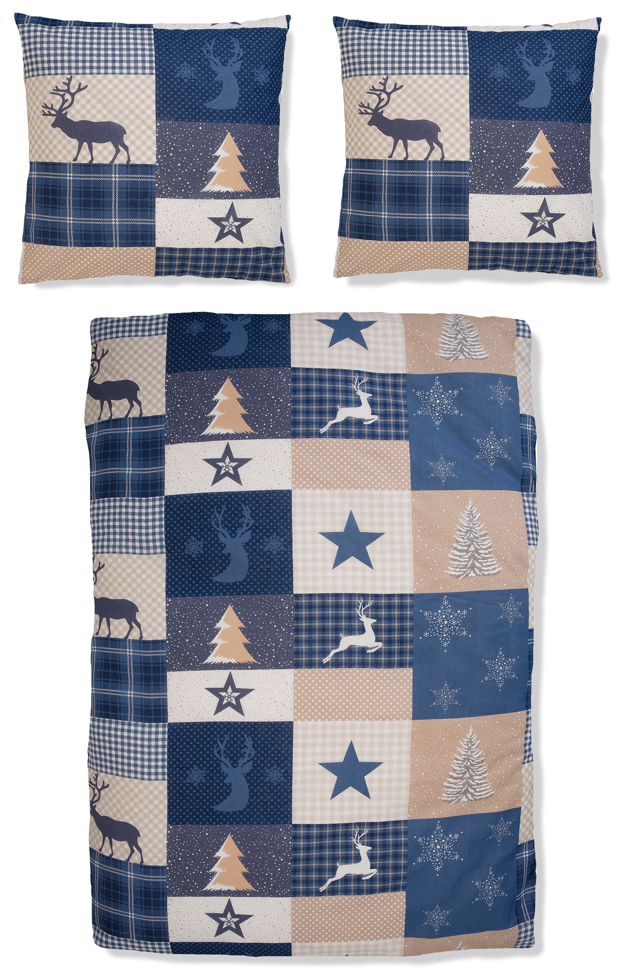Home affaire Bettwäsche »Nicholas«, Weihnachtsbettwäsche, Winter