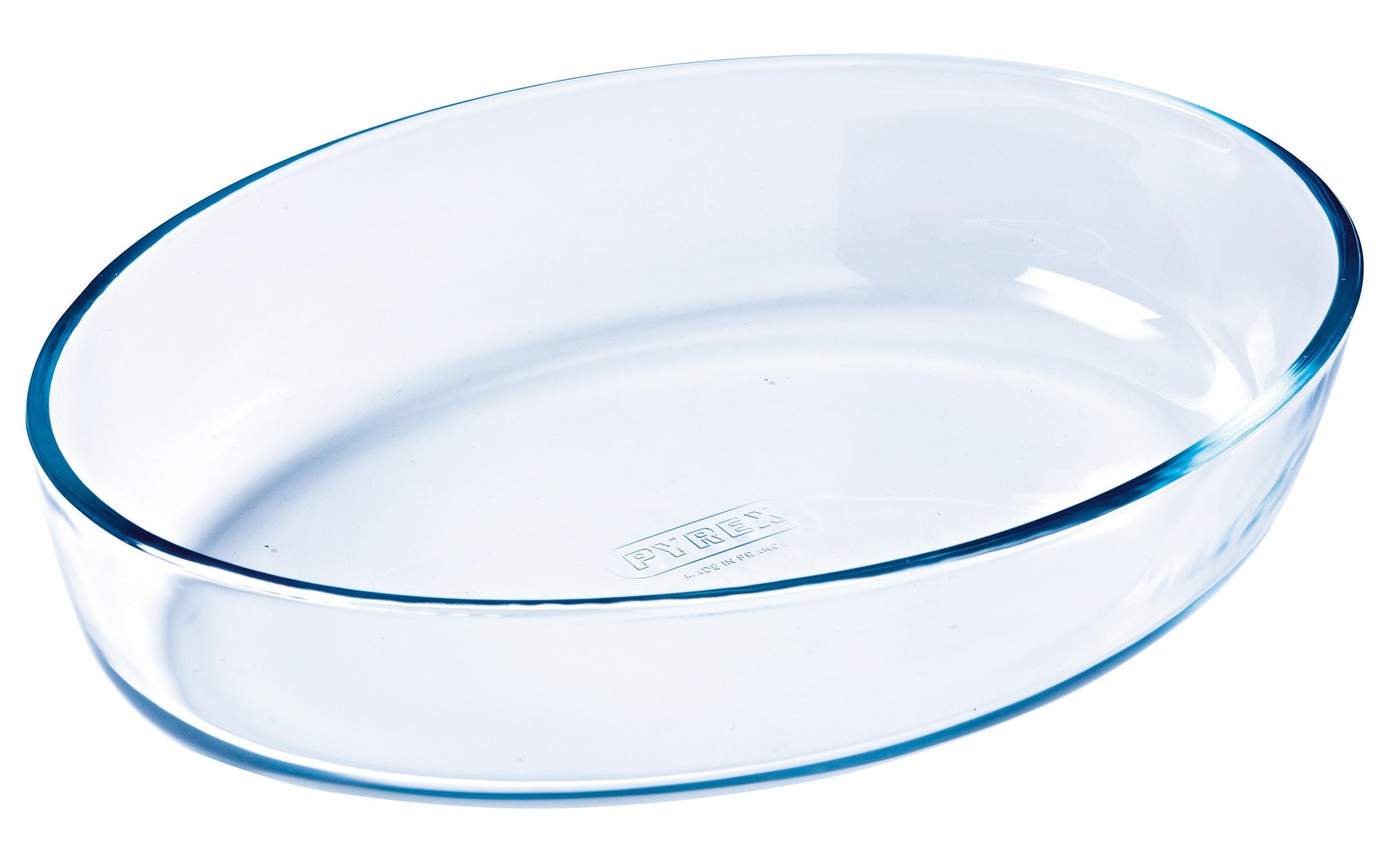 Image of PYREX Auflaufform "Pyrex 25 x 17 cm Oval, Transparent" Glas 1 Stk. tlg.