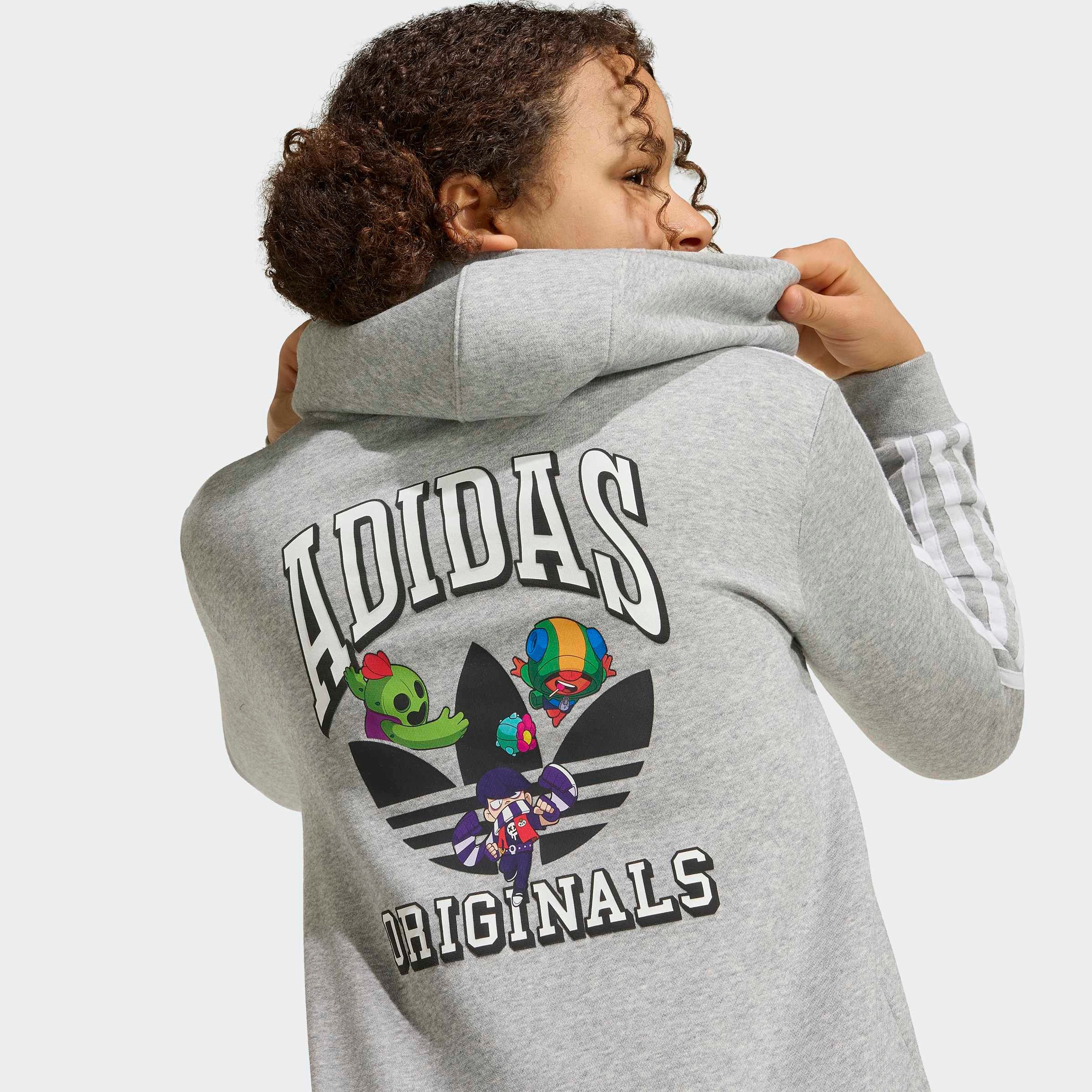 adidas Originals Sweat à capuche »GRAFIK-HOODIE, LOCKER GESCHNITTEN«
