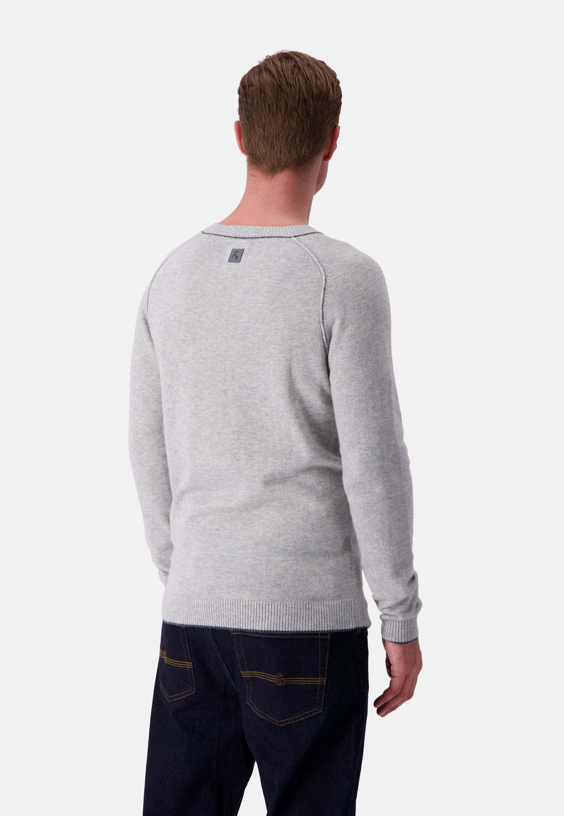 colours & sons Strickpullover »colours & sons Pullover Roundneck Merino Blend«