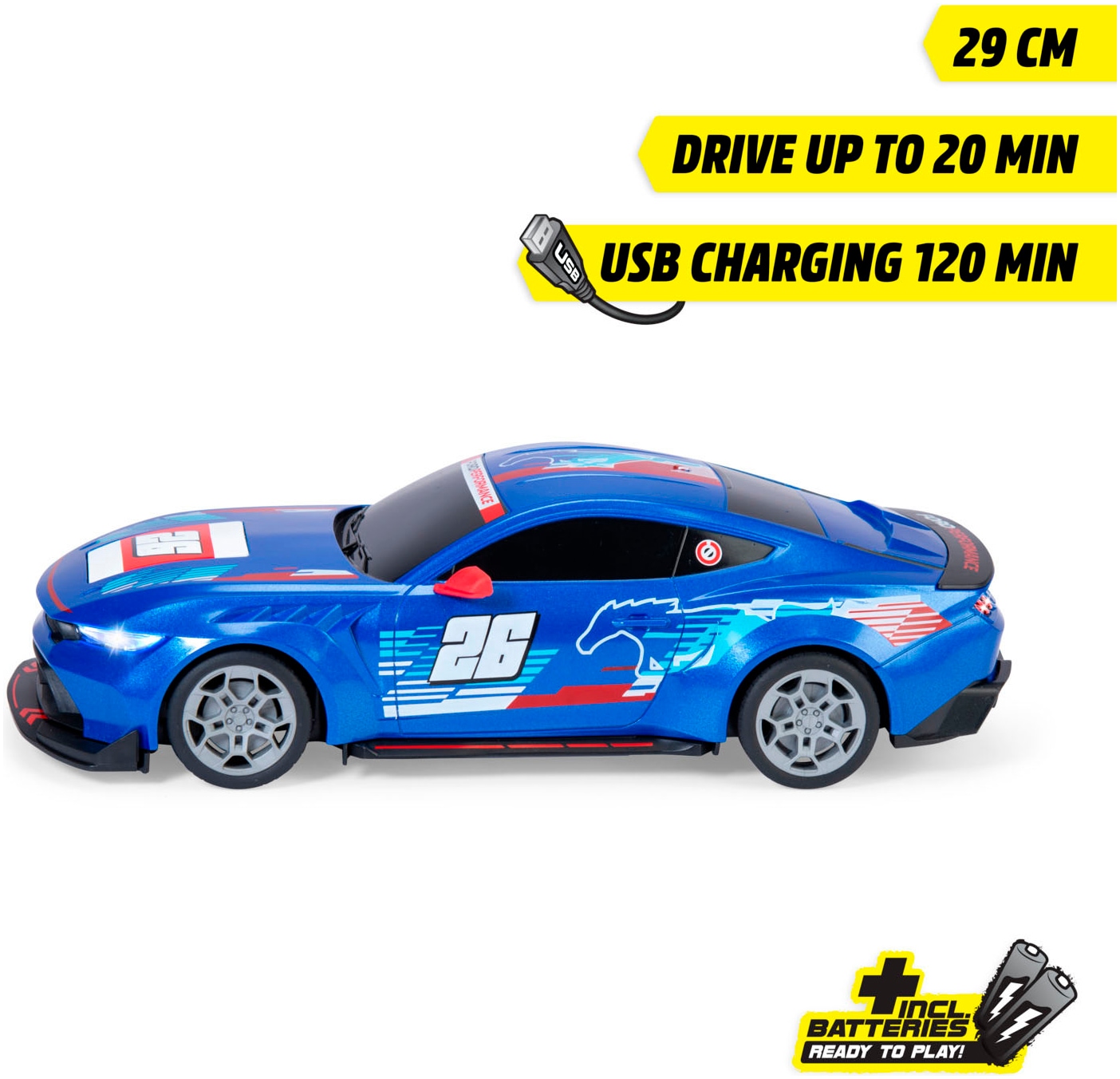 Dickie Toys Voiture RC »Ford Mustang Customized« mit Licht