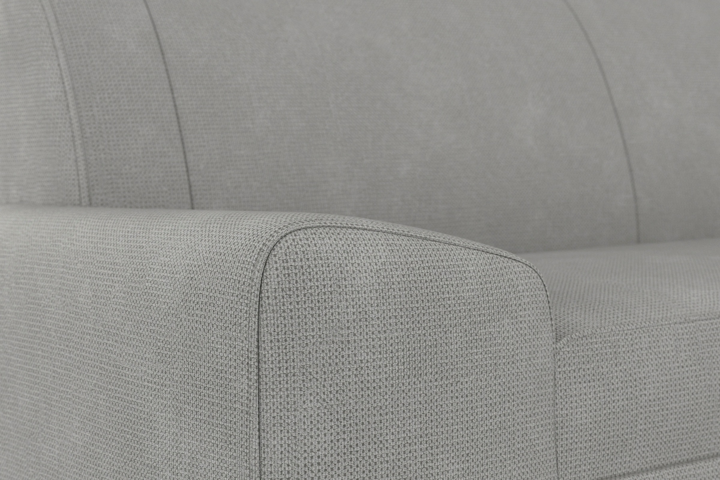 DOMO collection Ecksofa »Anzio in kubischer Formensprache, flache Armlehnen, L-Form«, Wahlweise mit Bettfunktion und Federkern für hohen Sitzkomfort