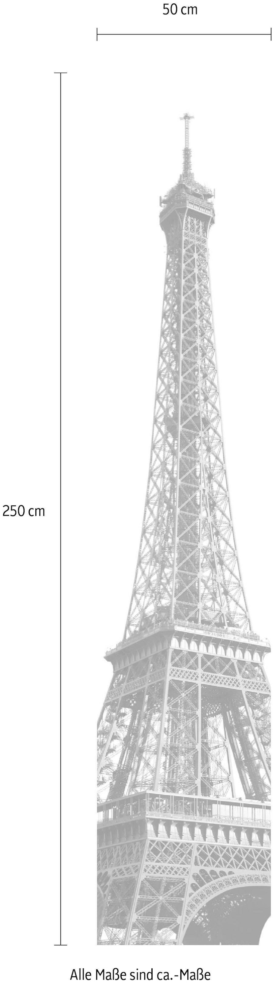 Komar Vliestapete »Digitaldruck Vlies - Tour Eiffel - Grösse 50 x 250 cm«, bedruckt, Wohnzimmer, Schlafzimmer