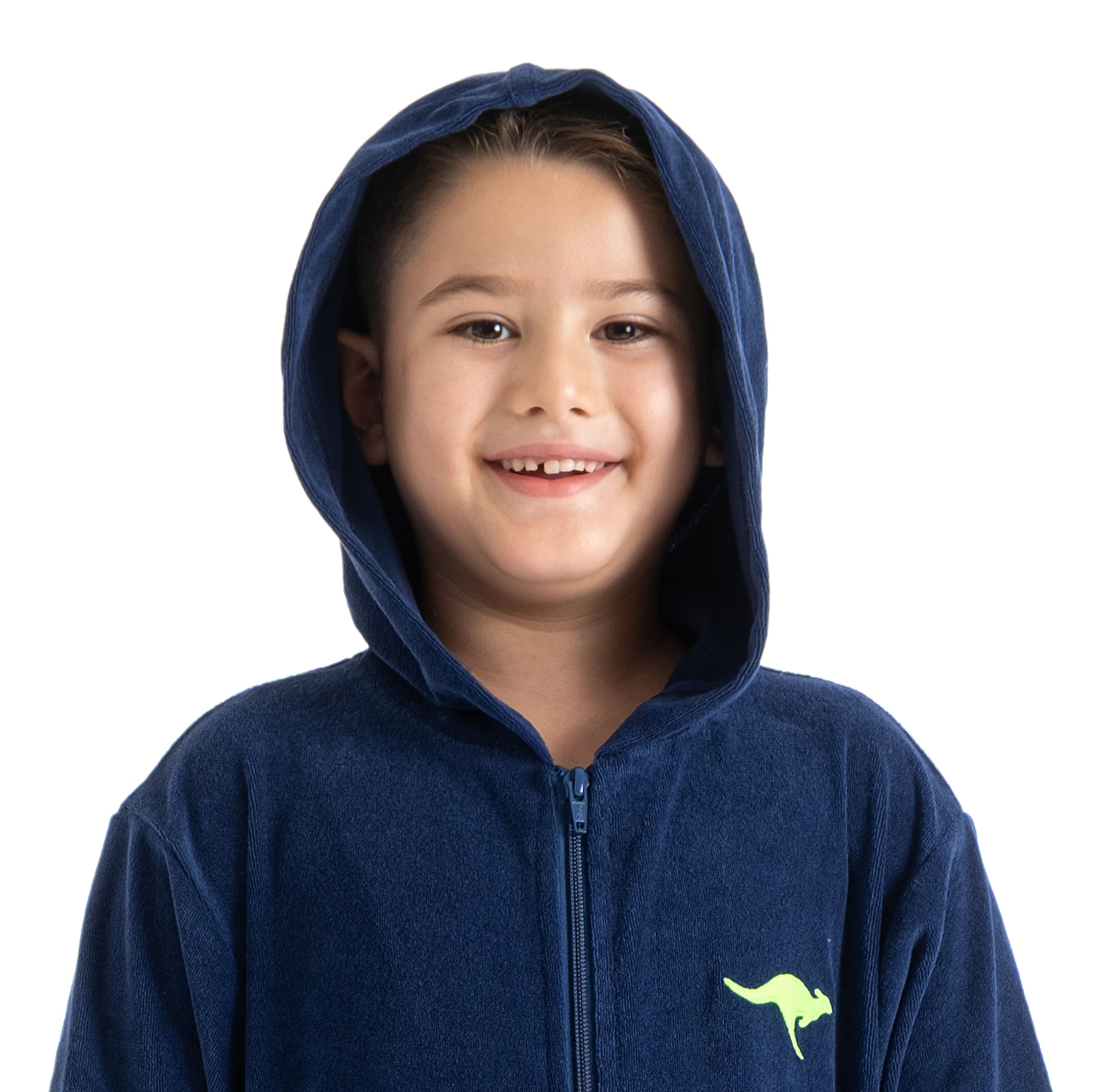 KangaROOS Peignoir de bain pour enfants »Kira, Ideal für Zuhause, Schwimmbad oder im Urlaub« 1 cuis tlg., modernen, sportliches Design, leuchtenden Akzenten