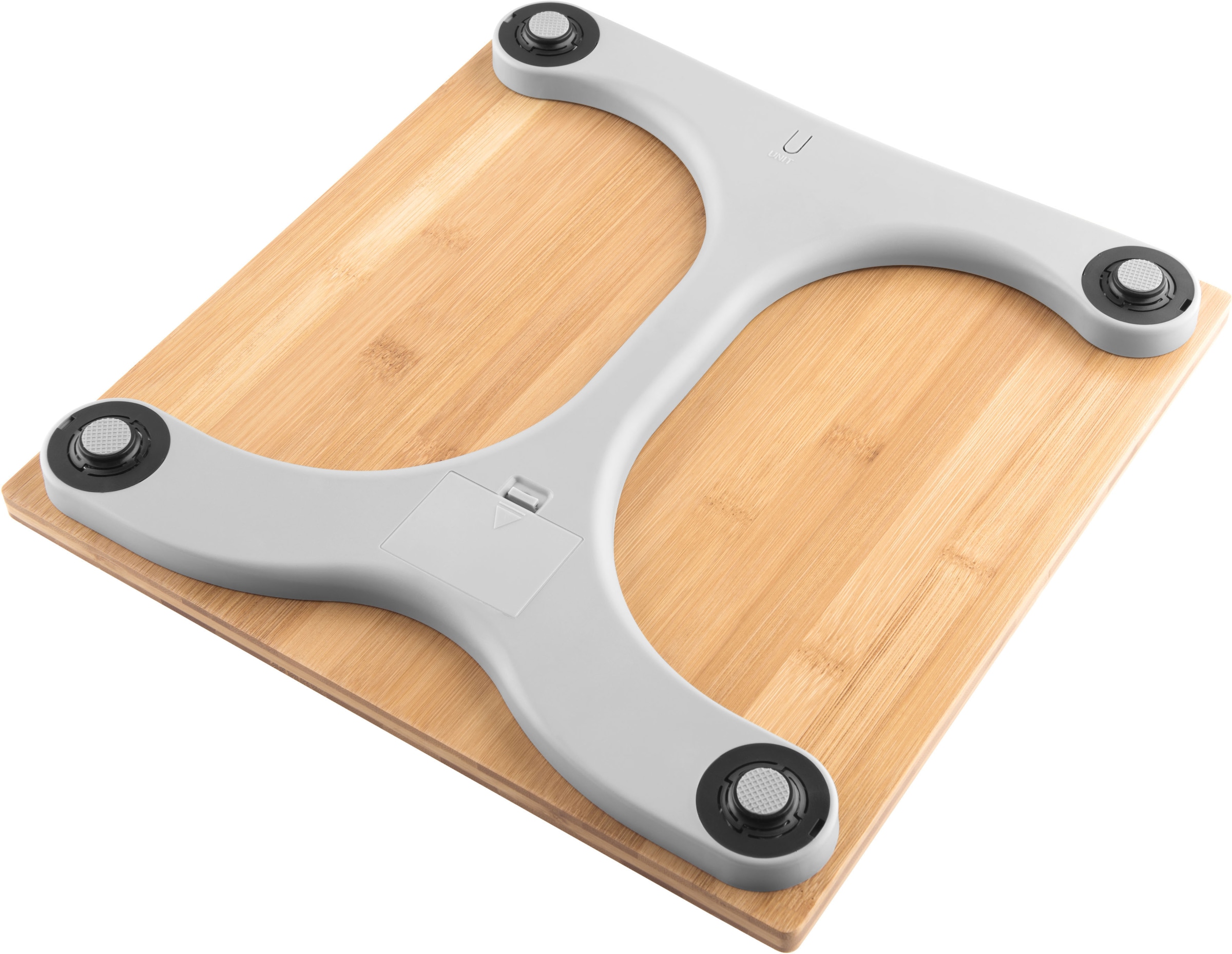 eta Personenwaage »BAMBOO«, Standfläche aus Bambus, LCD, bis 180 kg
